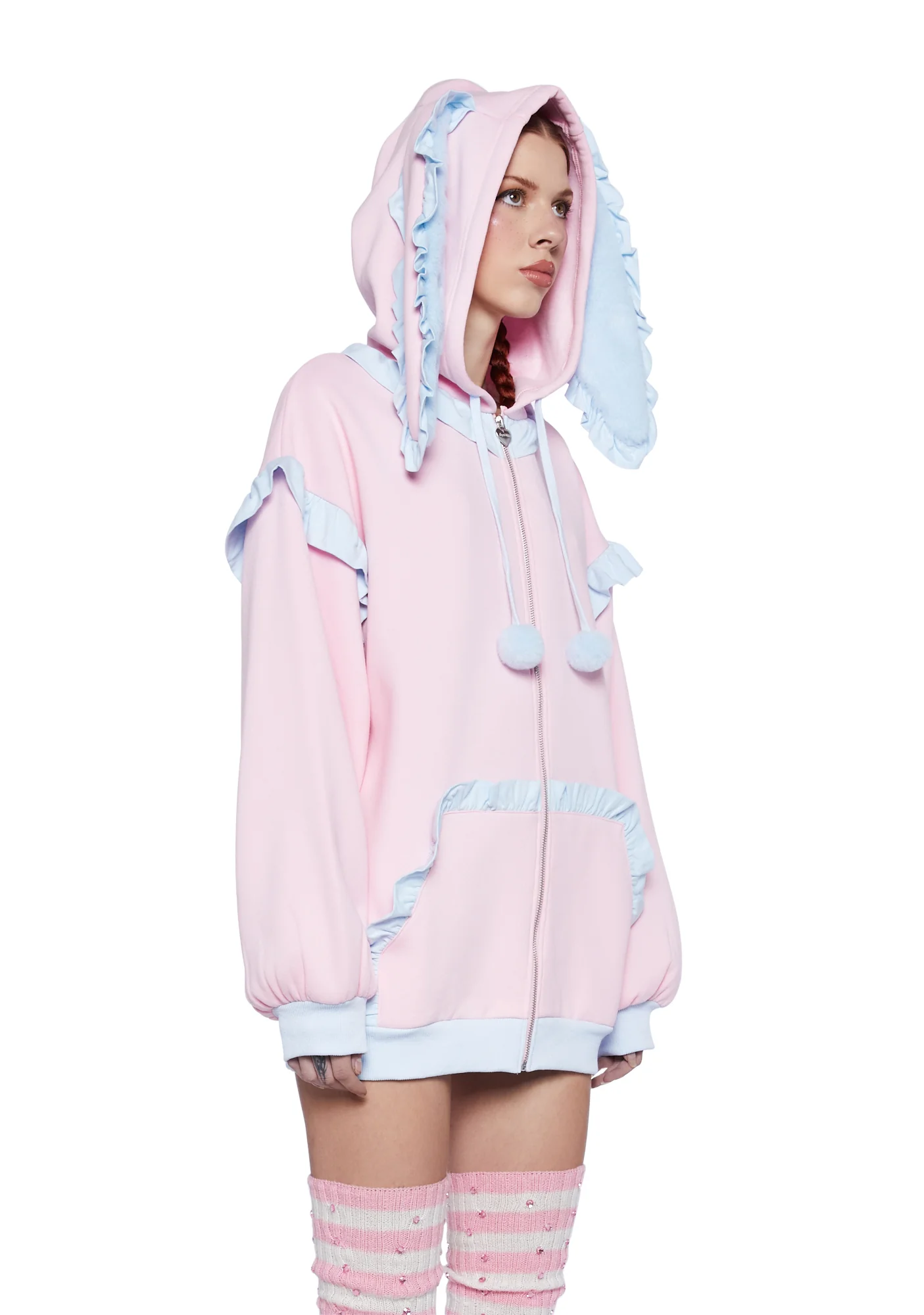 Ear-resistible Whispers Oversized Hoodie - Image 3