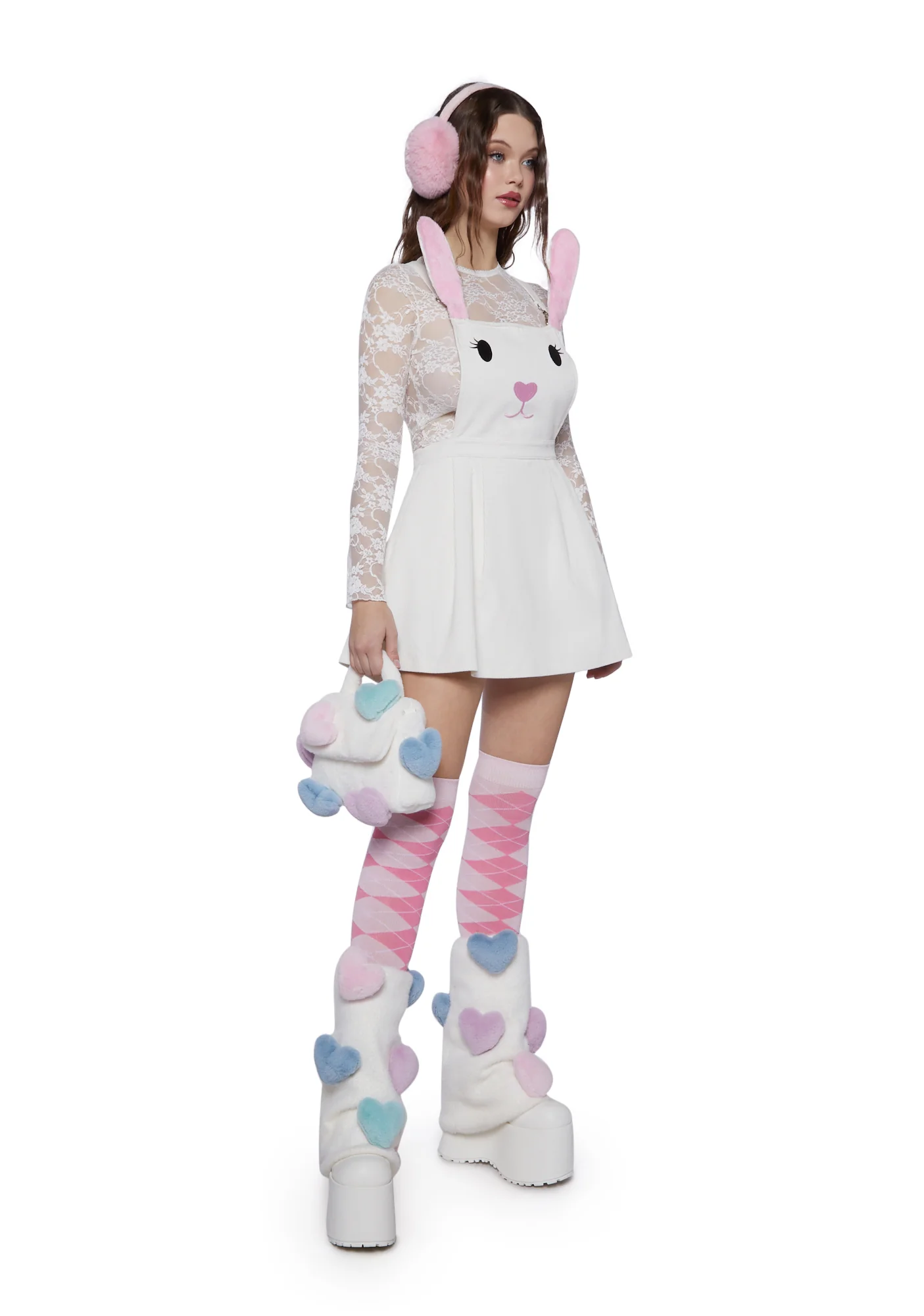Ears To You Pinafore Dress - Image 2