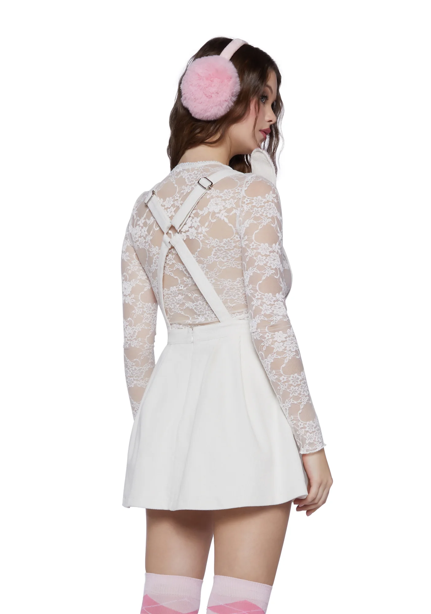 Ears To You Pinafore Dress - Image 4