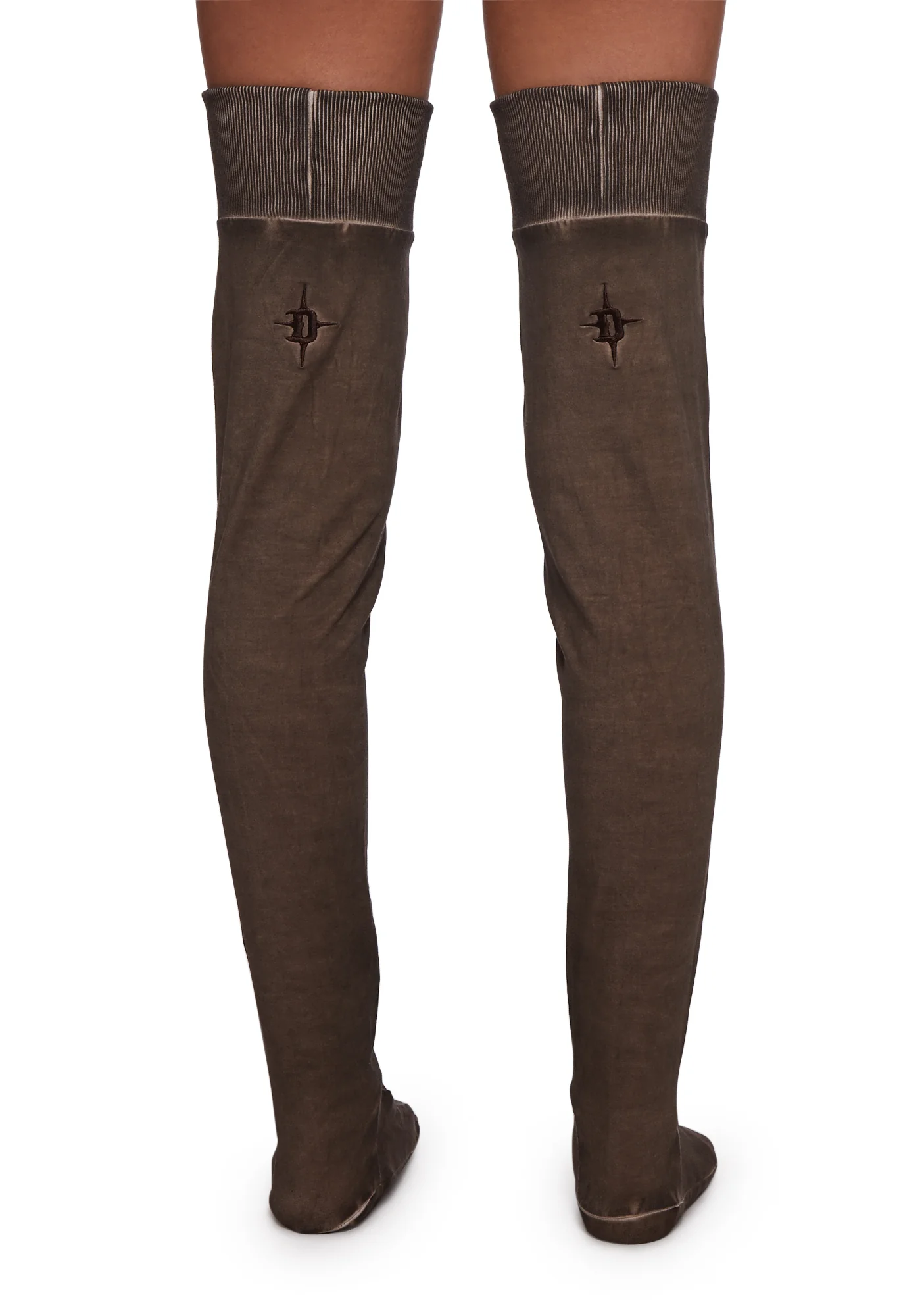 Frequency Thigh High Stockings - Earthen - Image 3