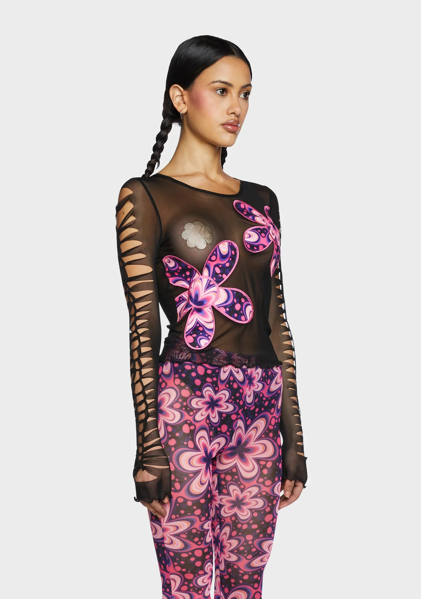Earthly Elements Mesh Top - Image 3