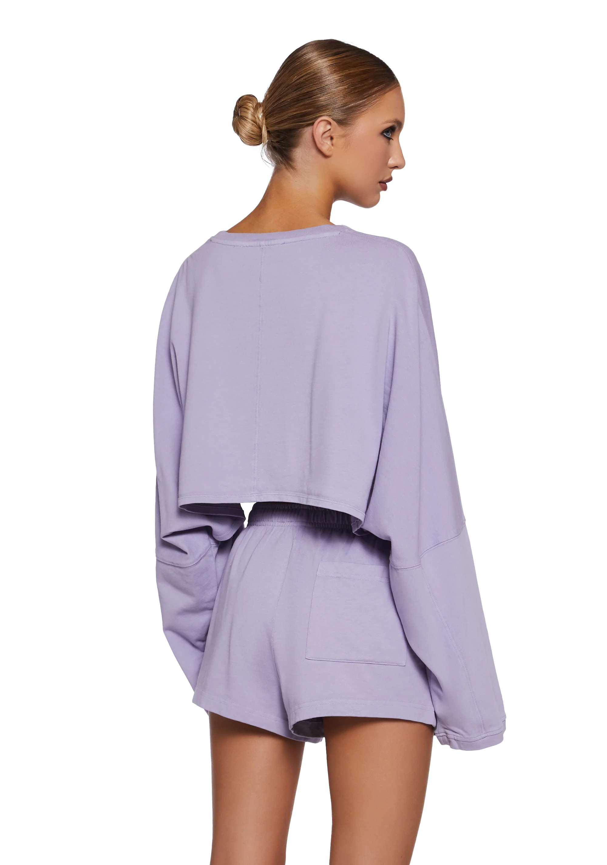 Easy Loving Long Sleeve Crop Top - Image 4