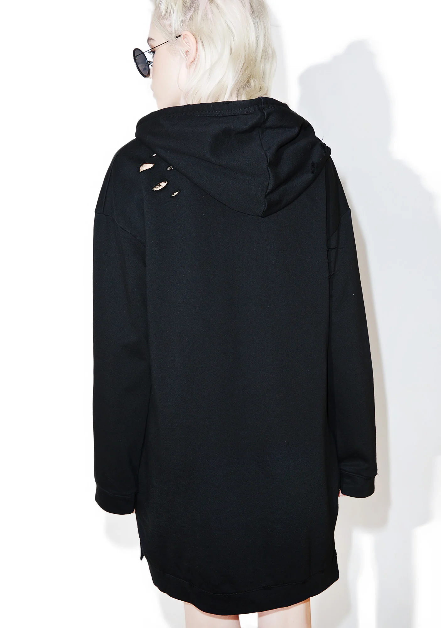 Easy Way Out Longline Hoodie - Image 4