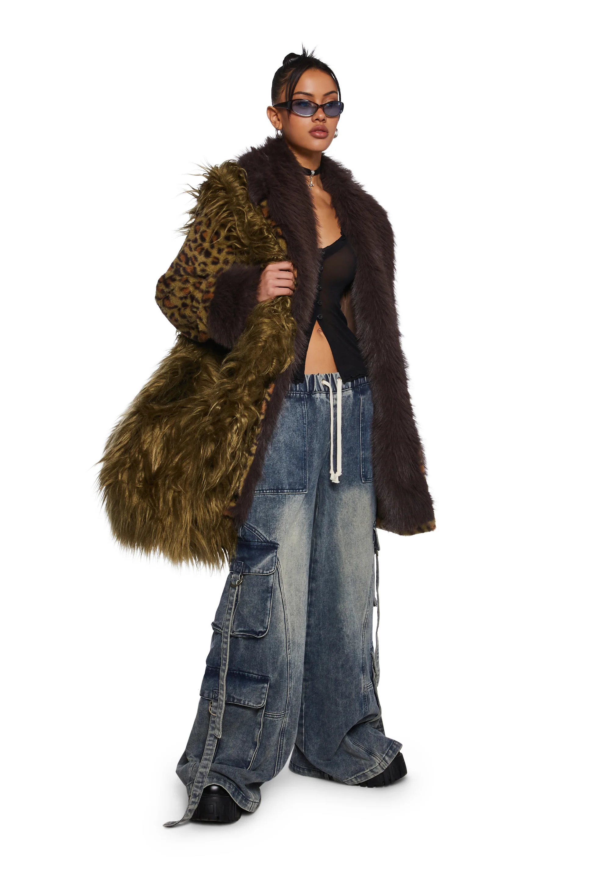 Eclectic Energy Wide Leg Cargo Pants - Image 2