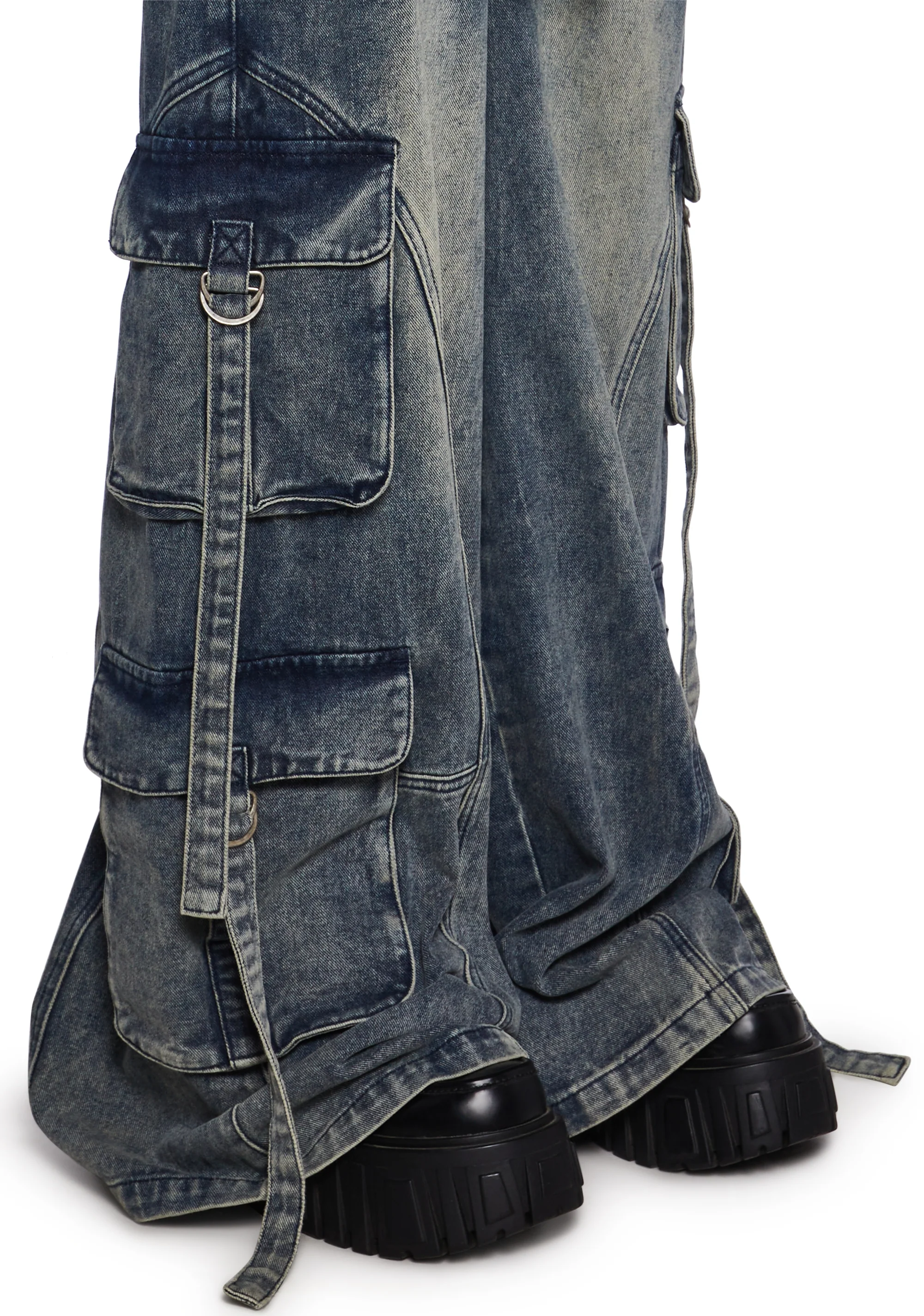 Eclectic Energy Wide Leg Cargo Pants - Image 5