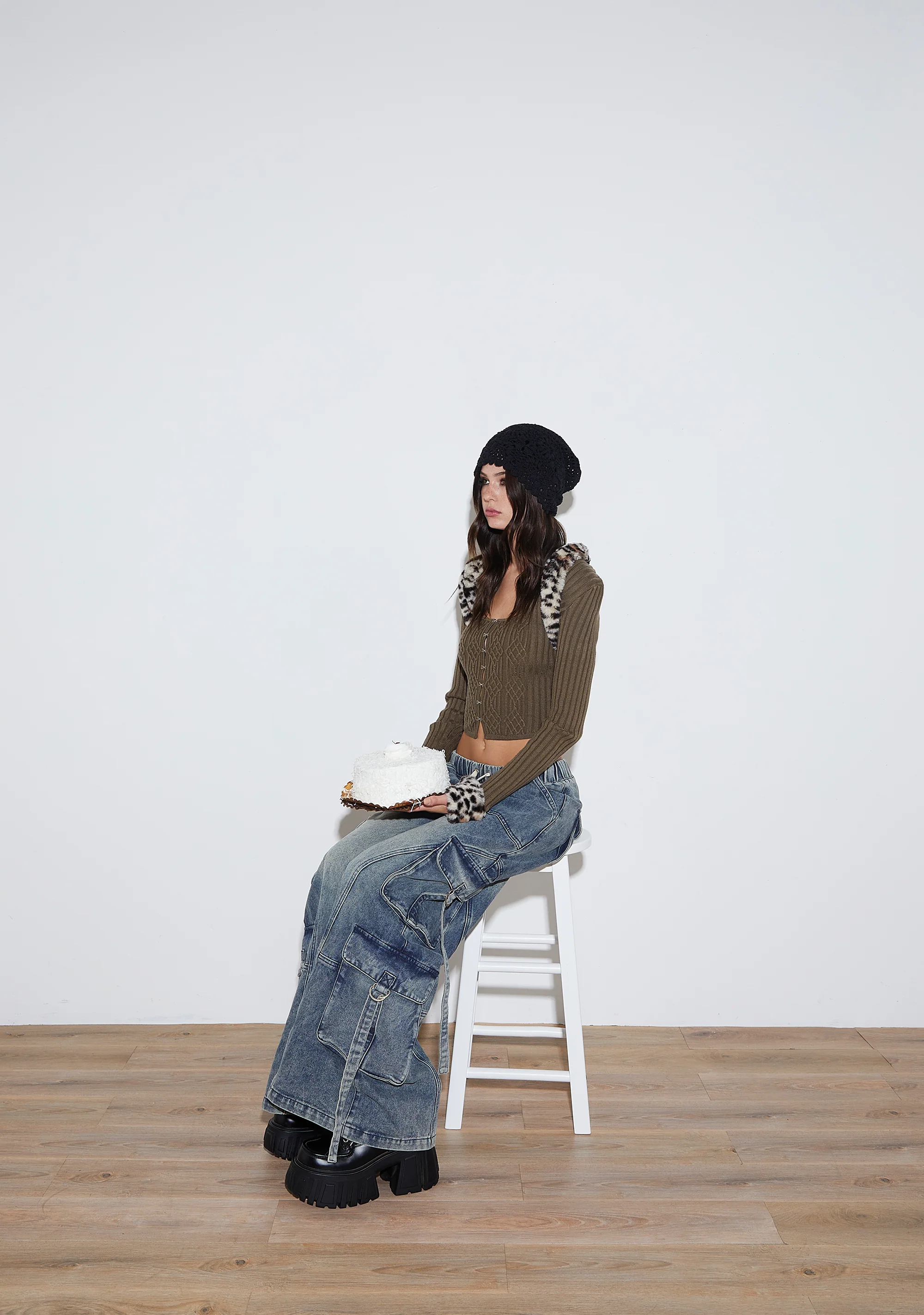 Eclectic Energy Wide Leg Cargo Pants - Image 6