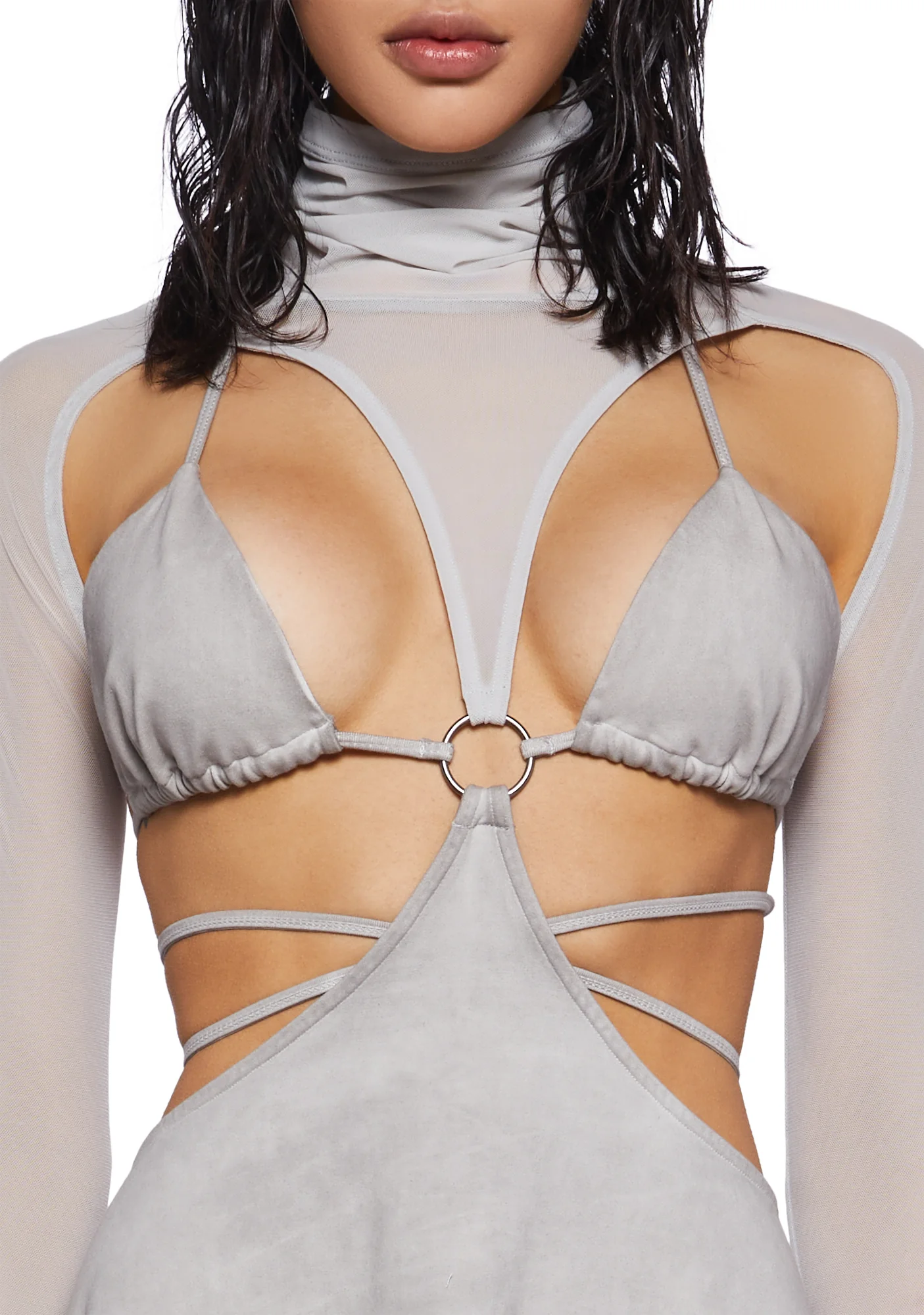 Crossfade Open Back Bikini Dress - Image 2