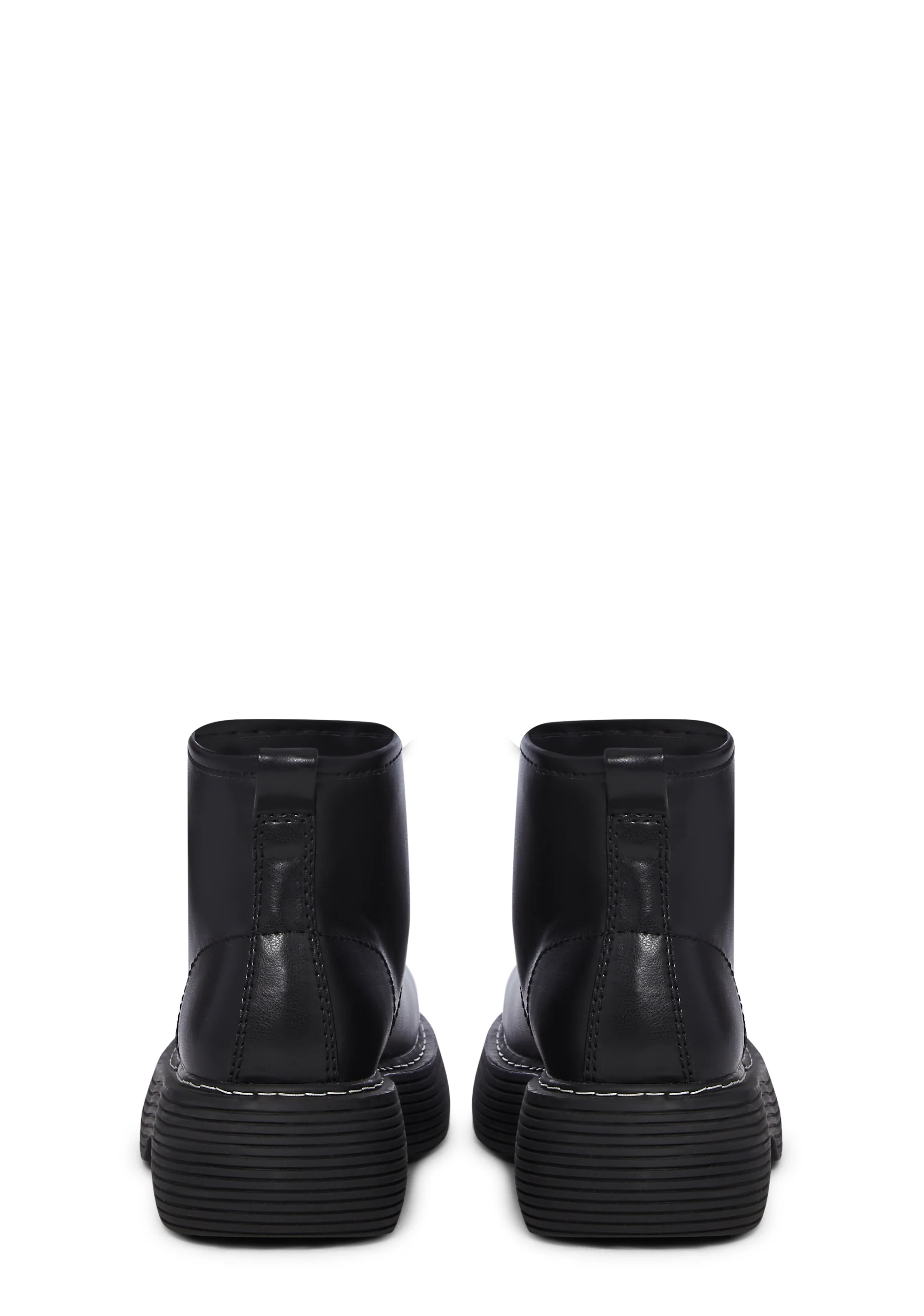 Edgy Anarchy Ankle Booties - Black - Image 3