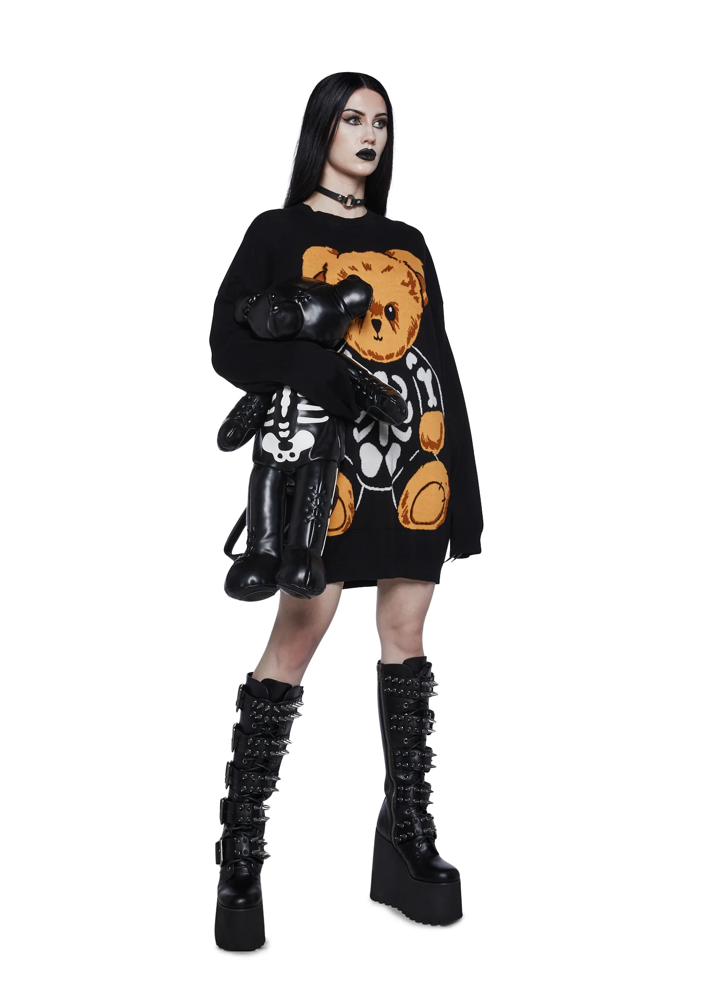 Eerie Embrace Oversized Sweater - Image 2