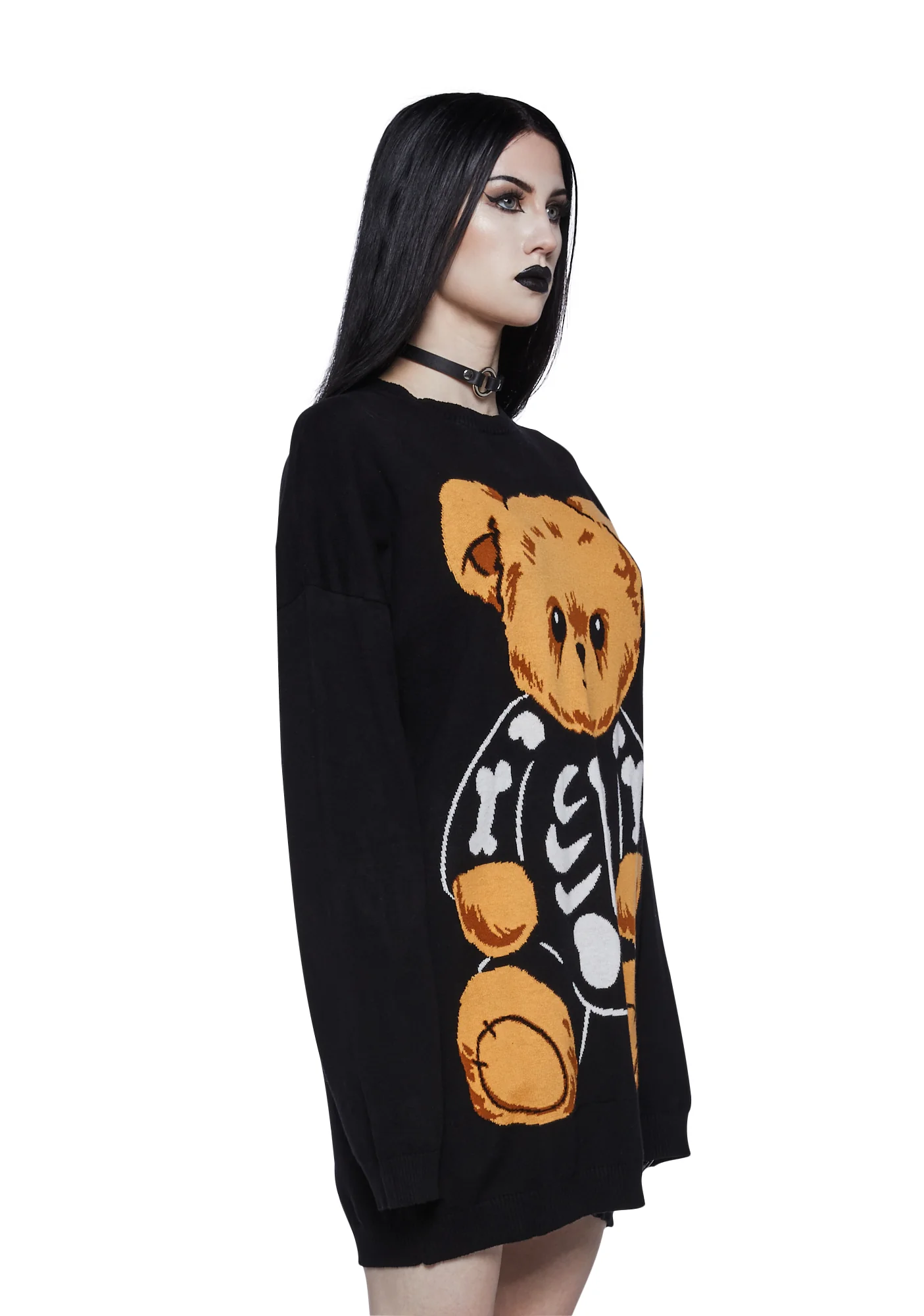 Eerie Embrace Oversized Sweater - Image 3