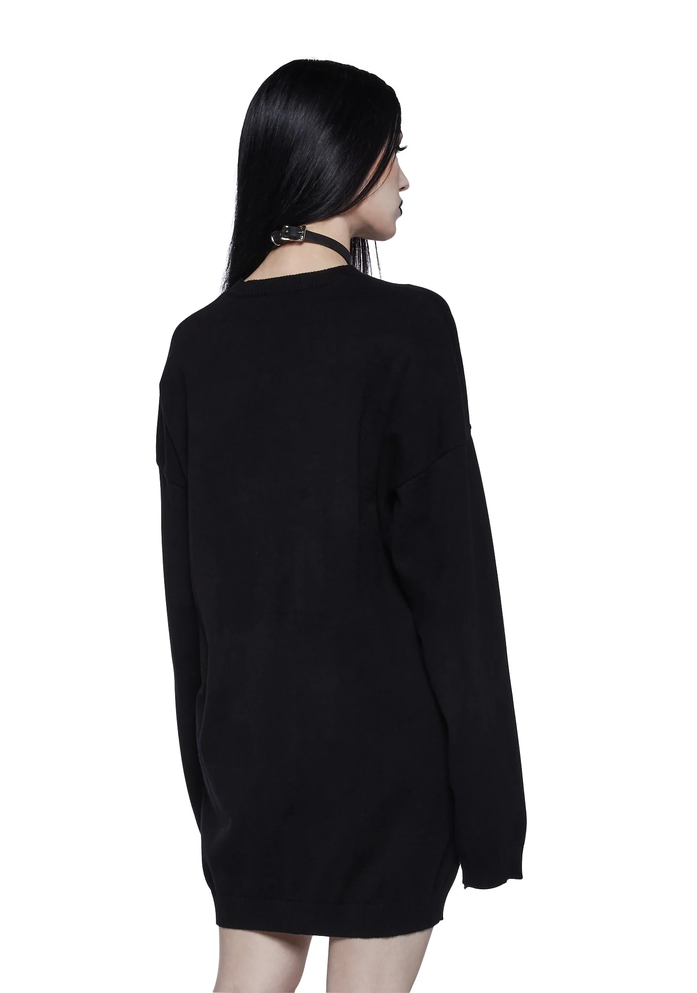 Eerie Embrace Oversized Sweater - Image 4