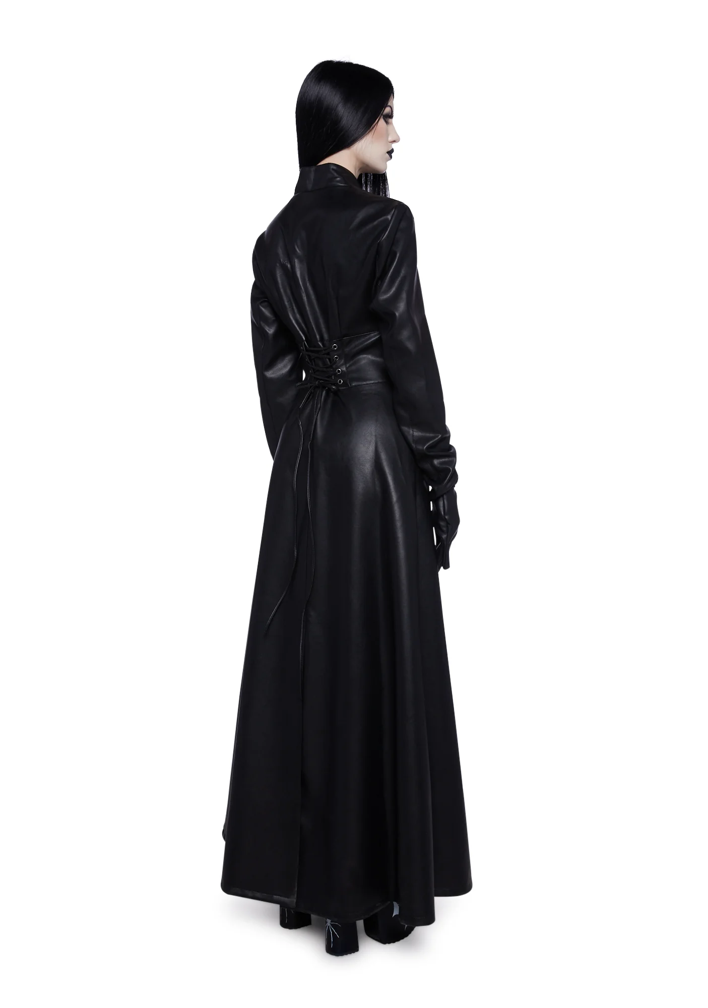 Eerie Enchantment Trench Coat - Image 4
