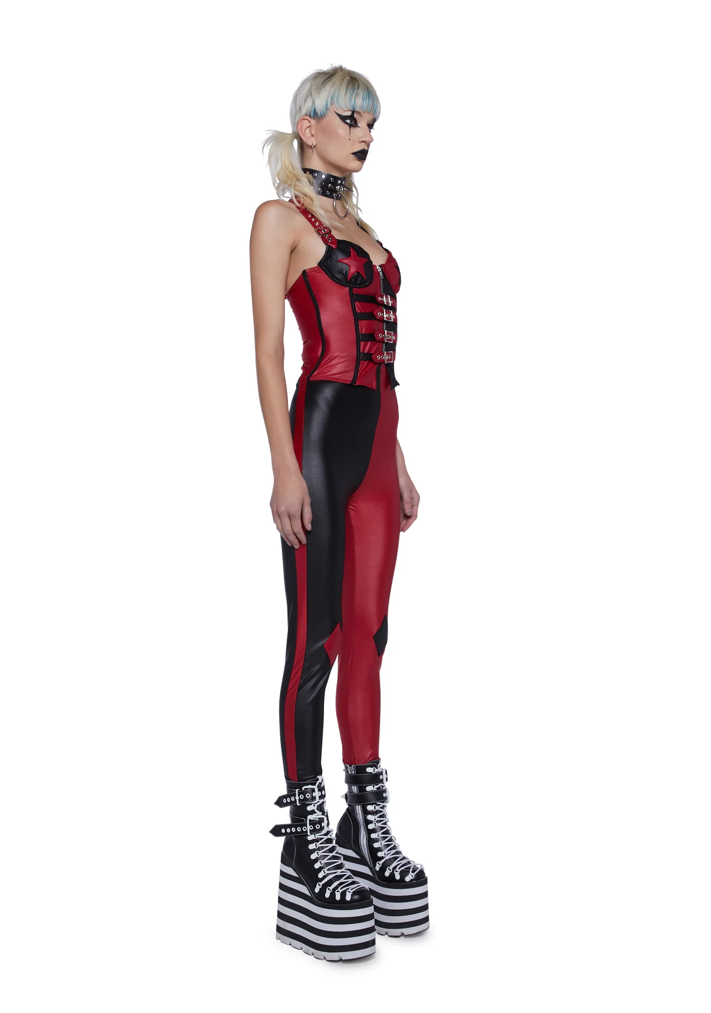 Eerie Harlequin Costume Set - Image 3