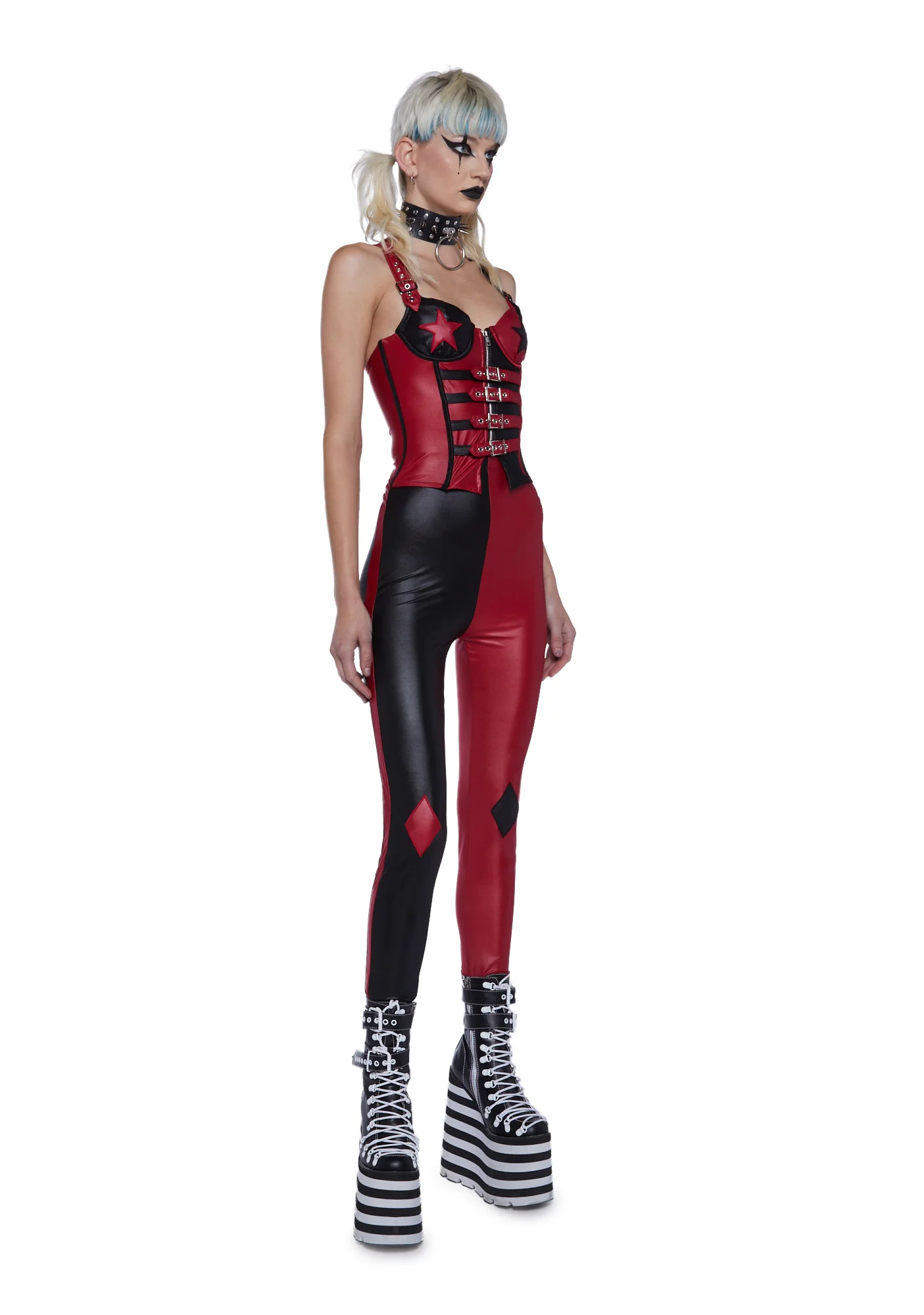 Eerie Harlequin Costume Set - Image 5
