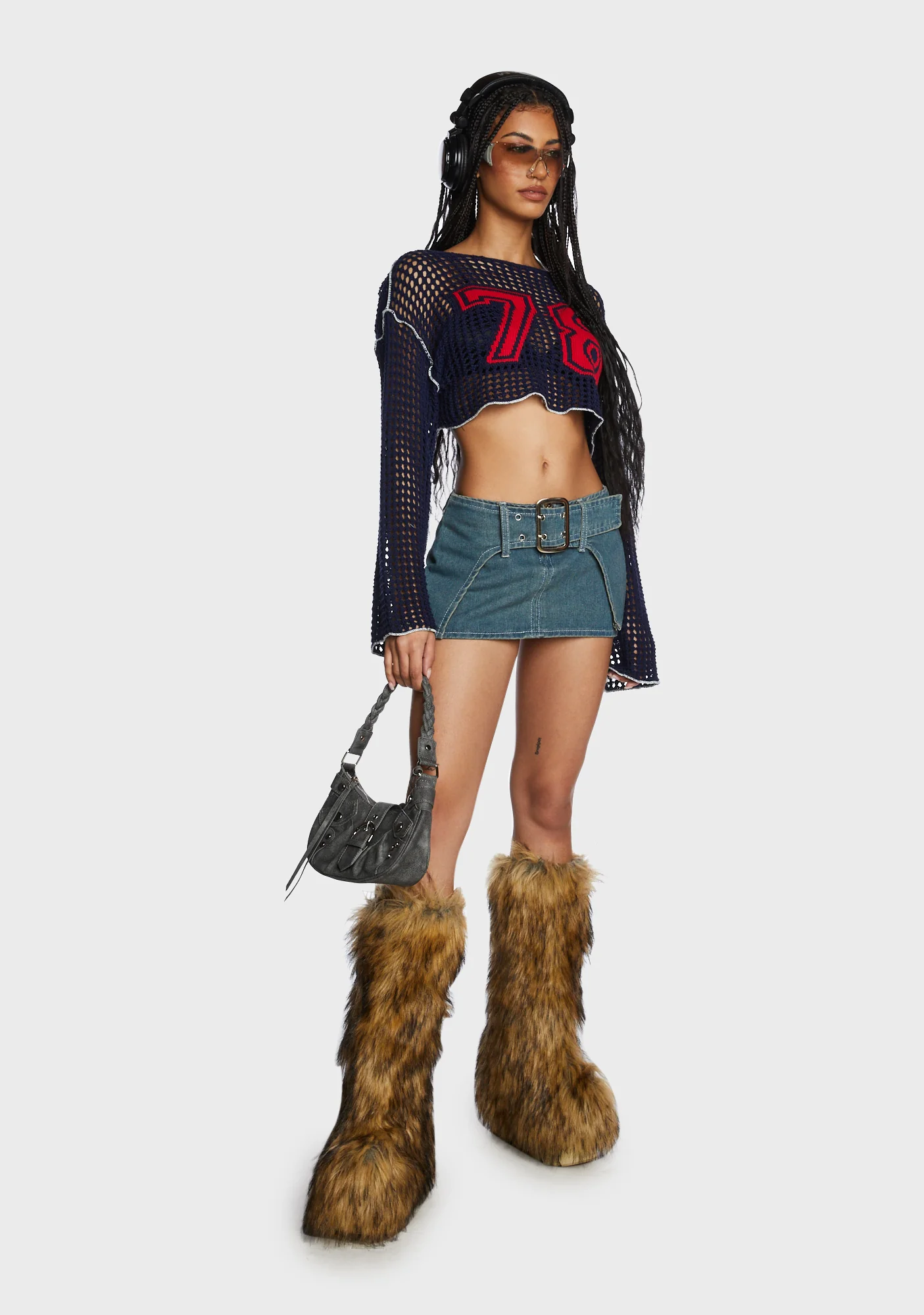 Ego Check Mini Skirt - Image 2
