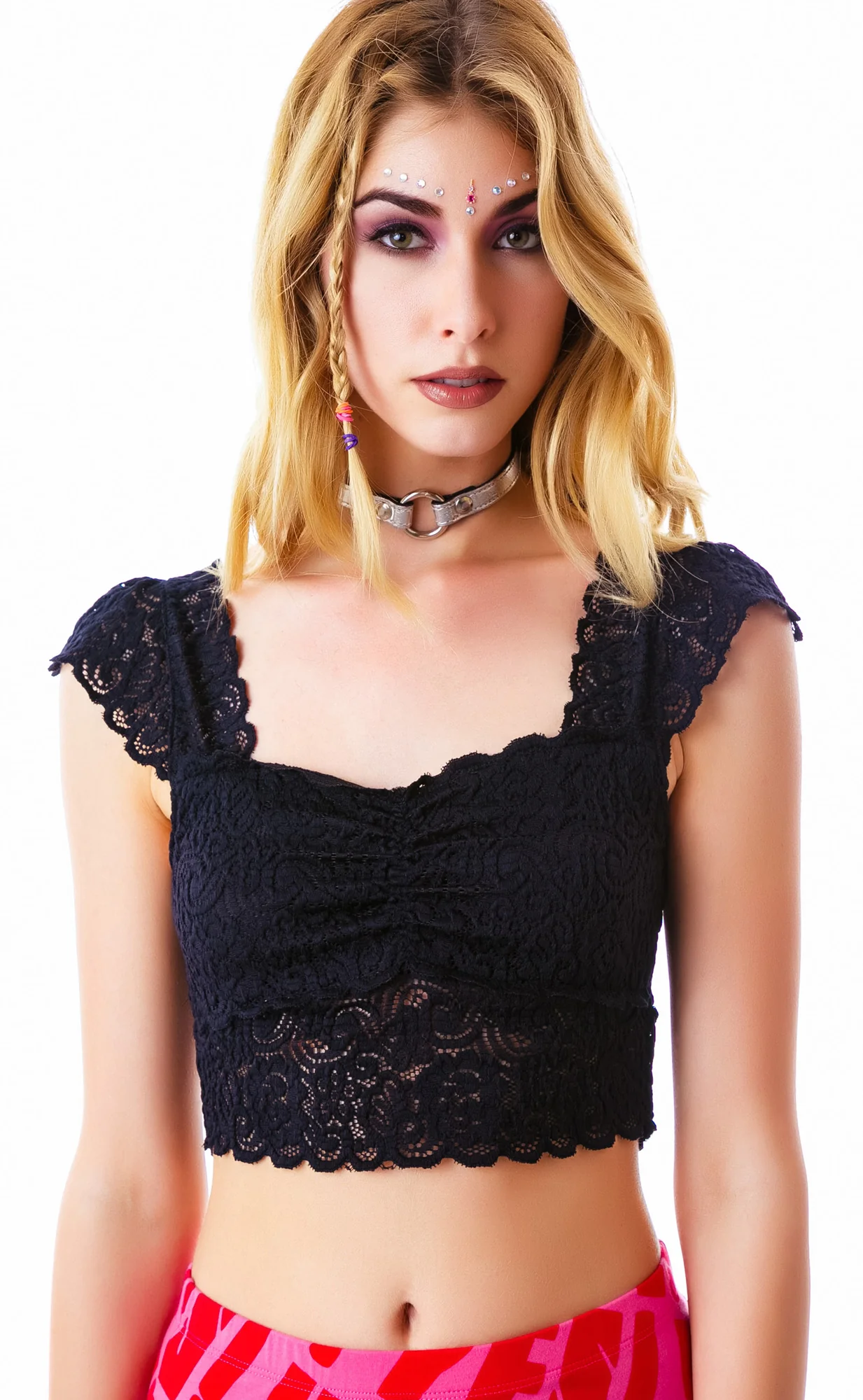 El Dorado Lace Crop Top - Image 10