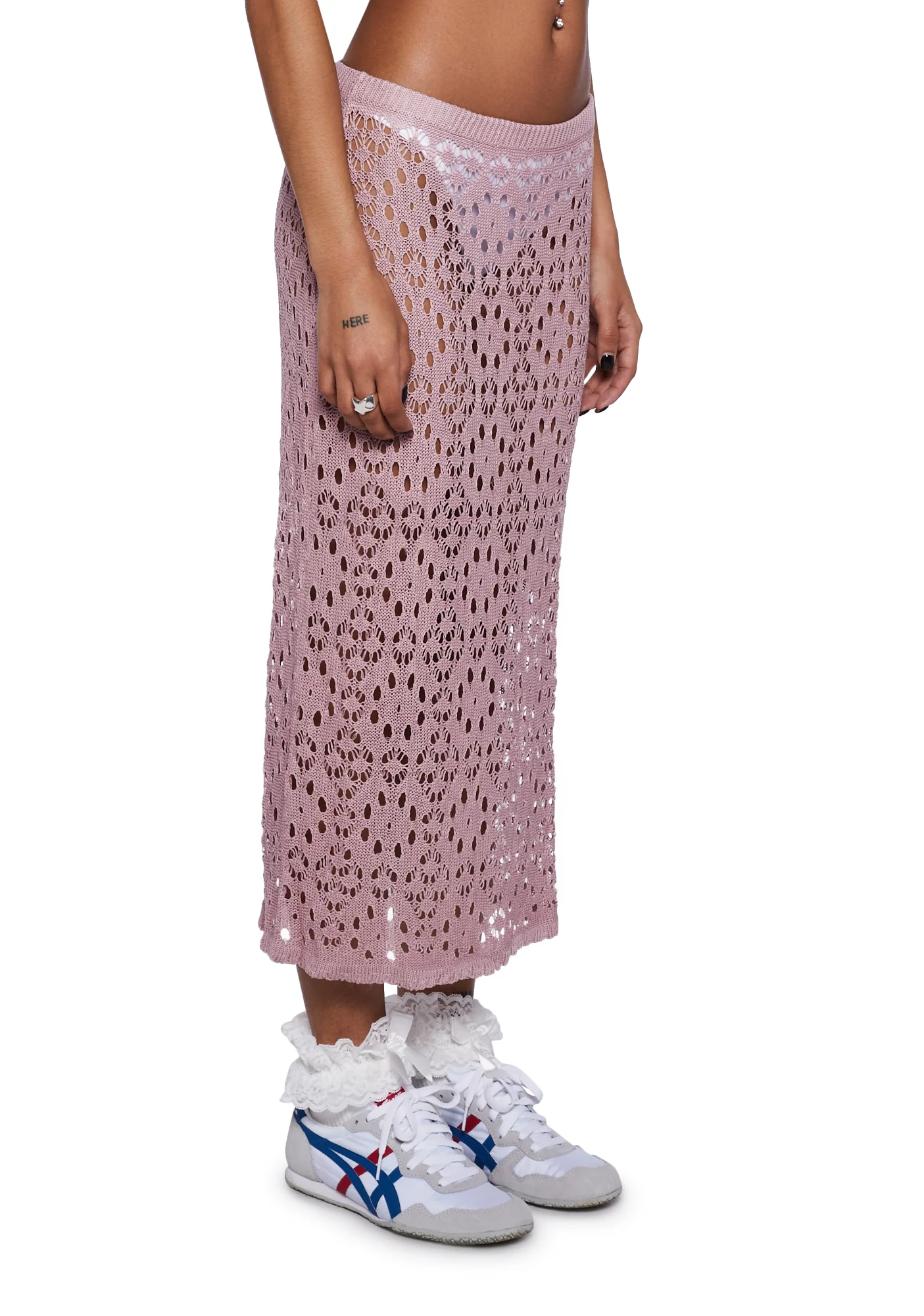 Eldonia Crochet Midi Skirt - Image 3