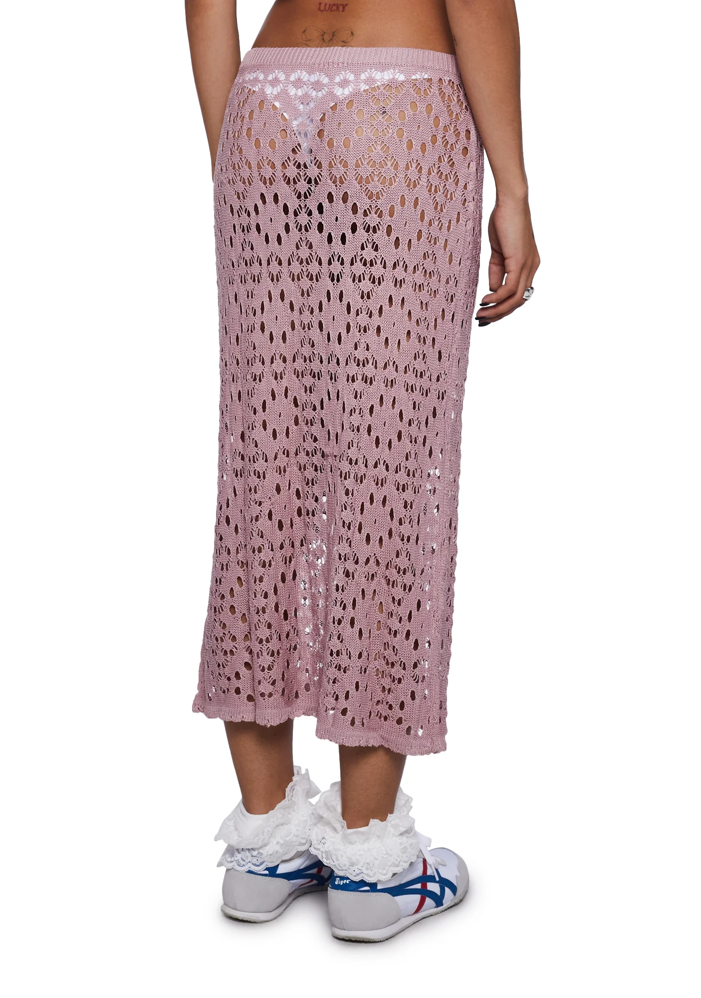 Eldonia Crochet Midi Skirt - Image 4