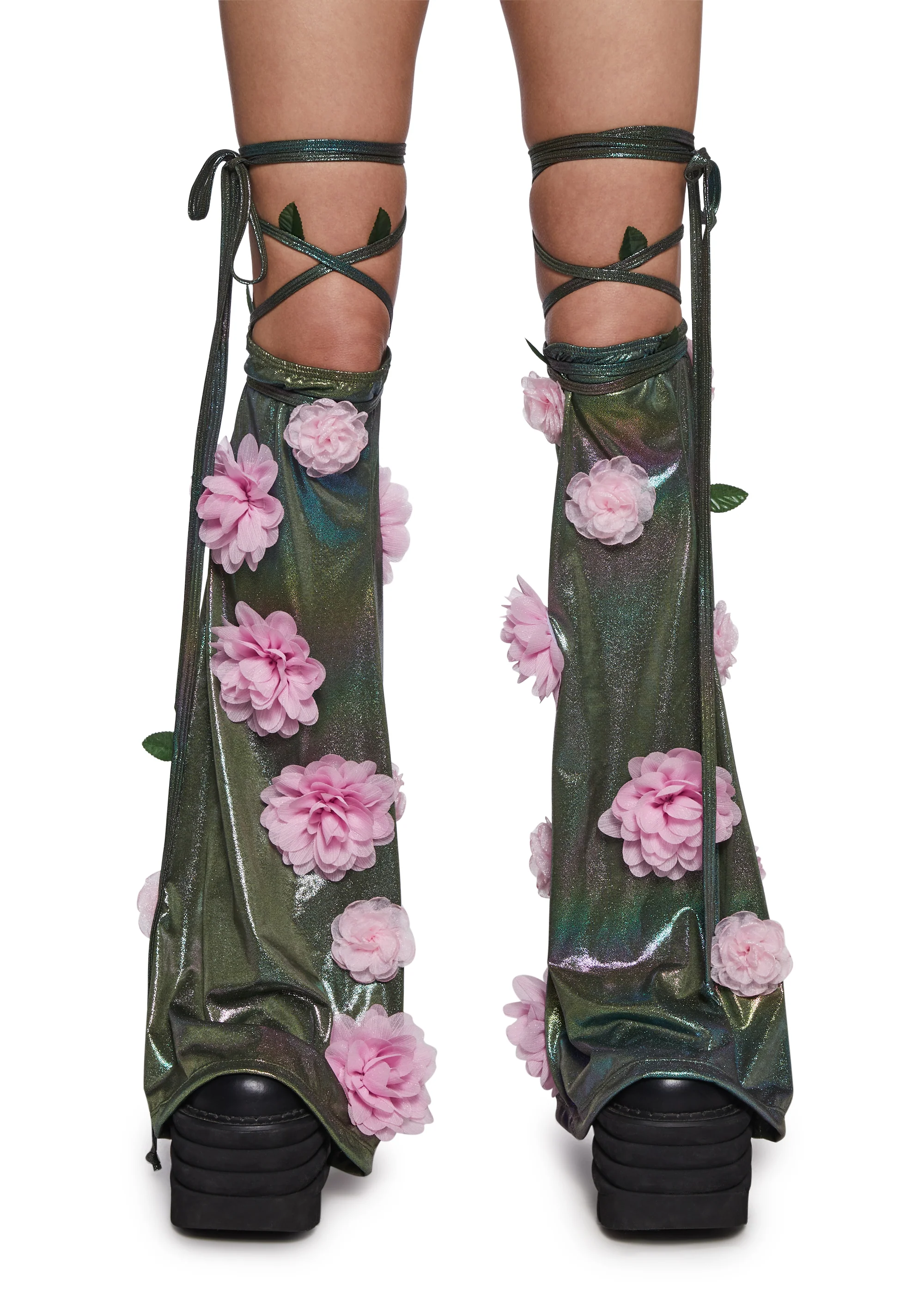 Electric Bloom Leg Warmers - Image 2