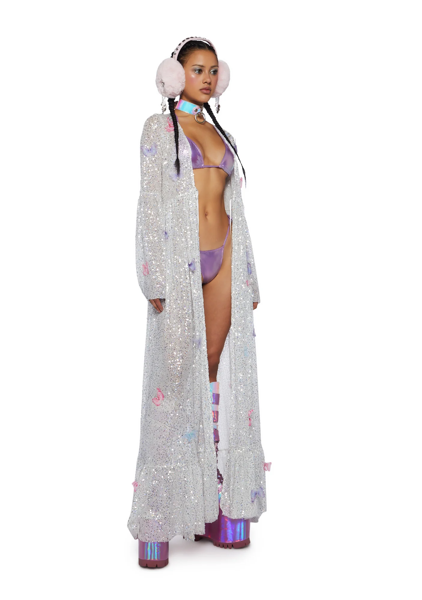 Electric Daze Sequin Duster - Butterfly Supreme - Image 5