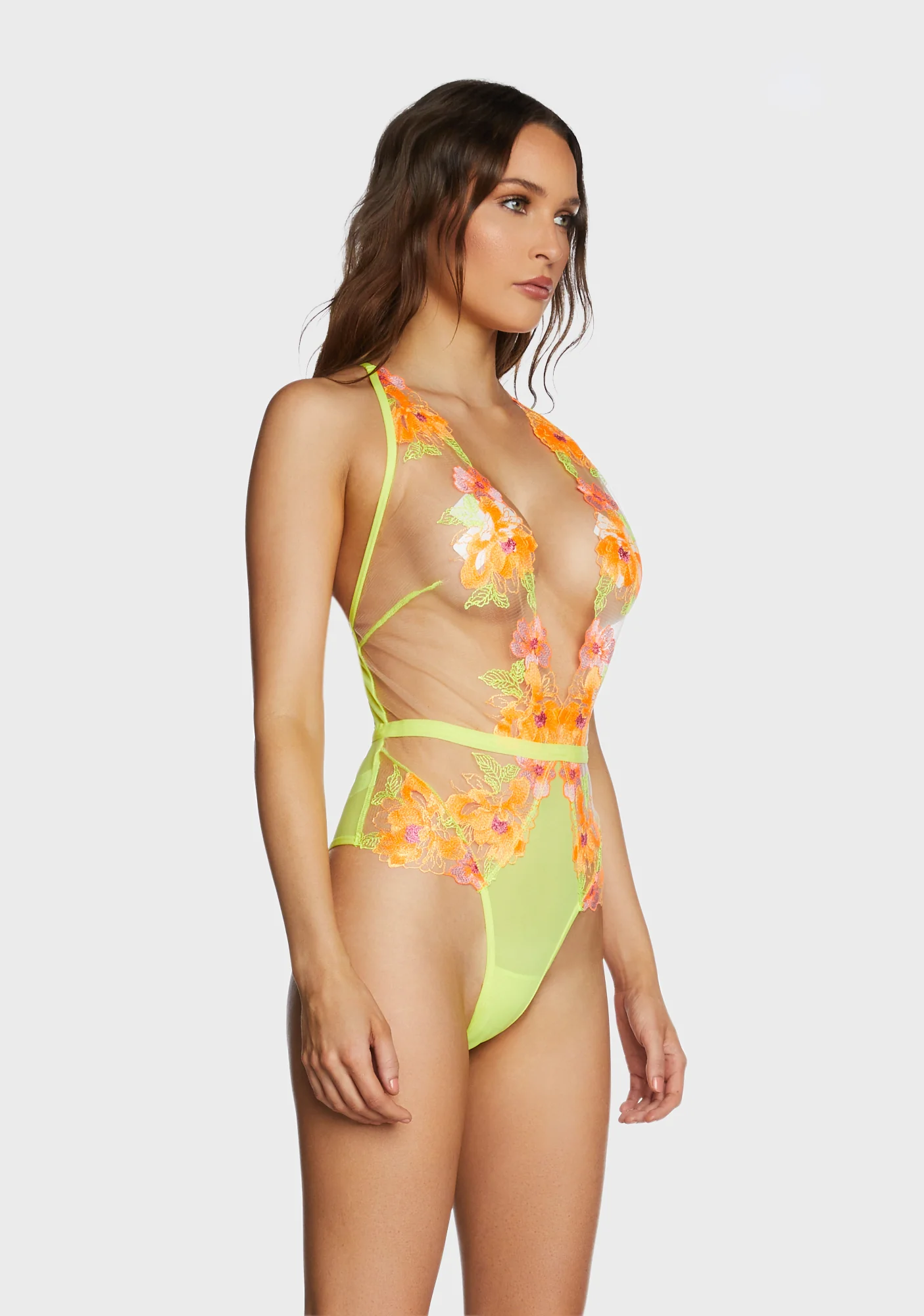Electric Feelings Sheer Bodysuit - Image 3