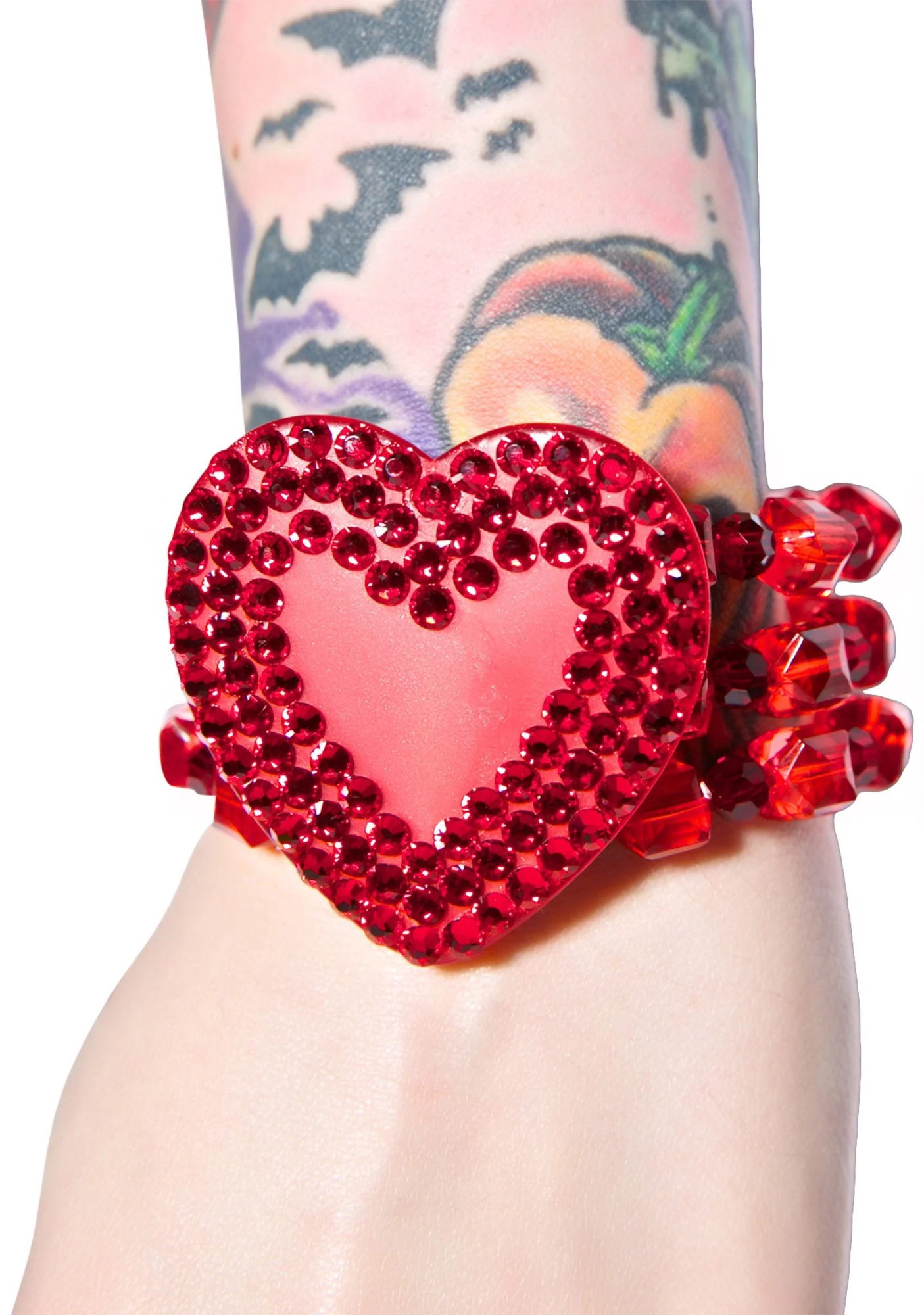 Electric Heart Bracelet - Red - Image 10