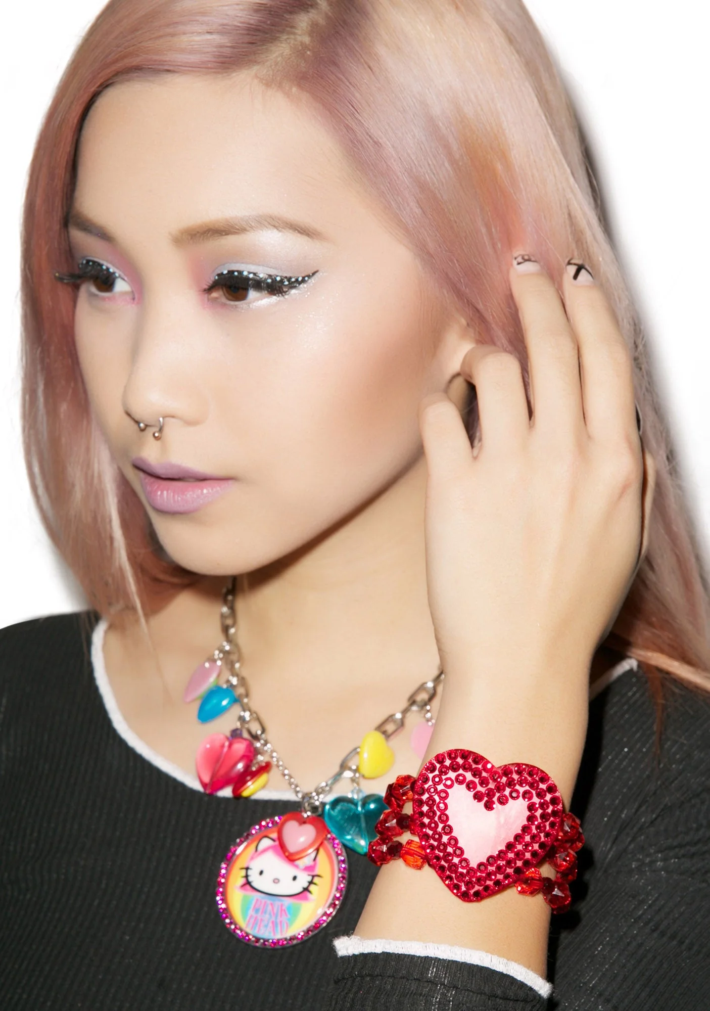 Electric Heart Bracelet - Red - Image 8