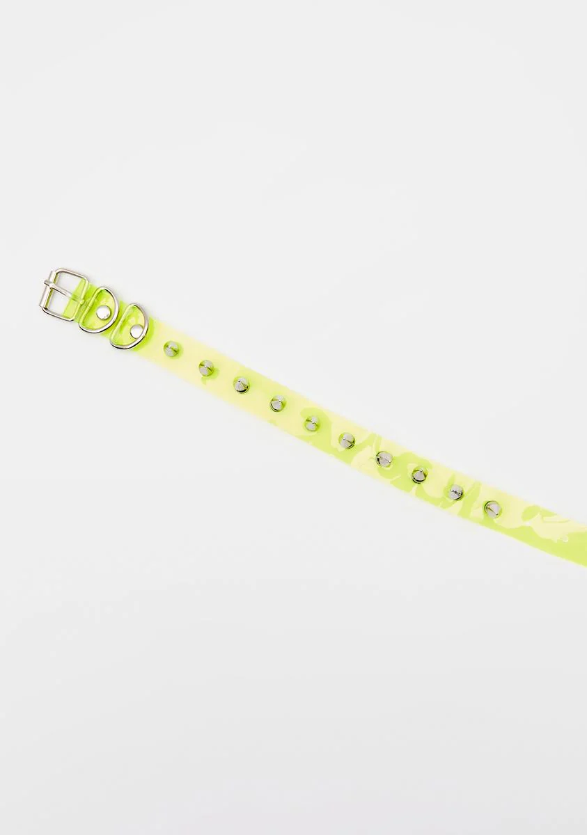 Electric Pretend To Care Spike Choker - Image 2