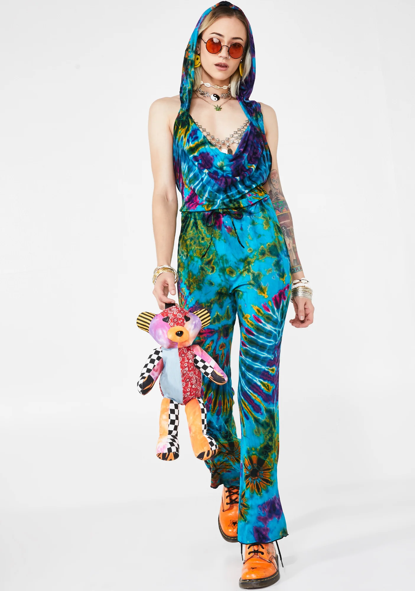 Elevated Goddess Hooded Jumpsuit - Image 3