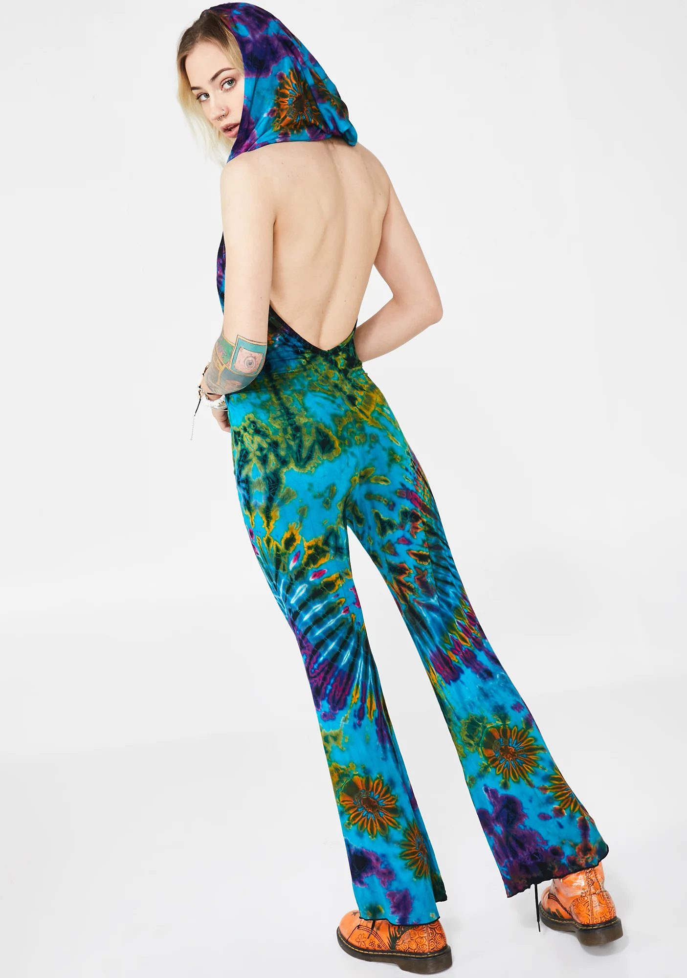 Elevated Goddess Hooded Jumpsuit - Image 4