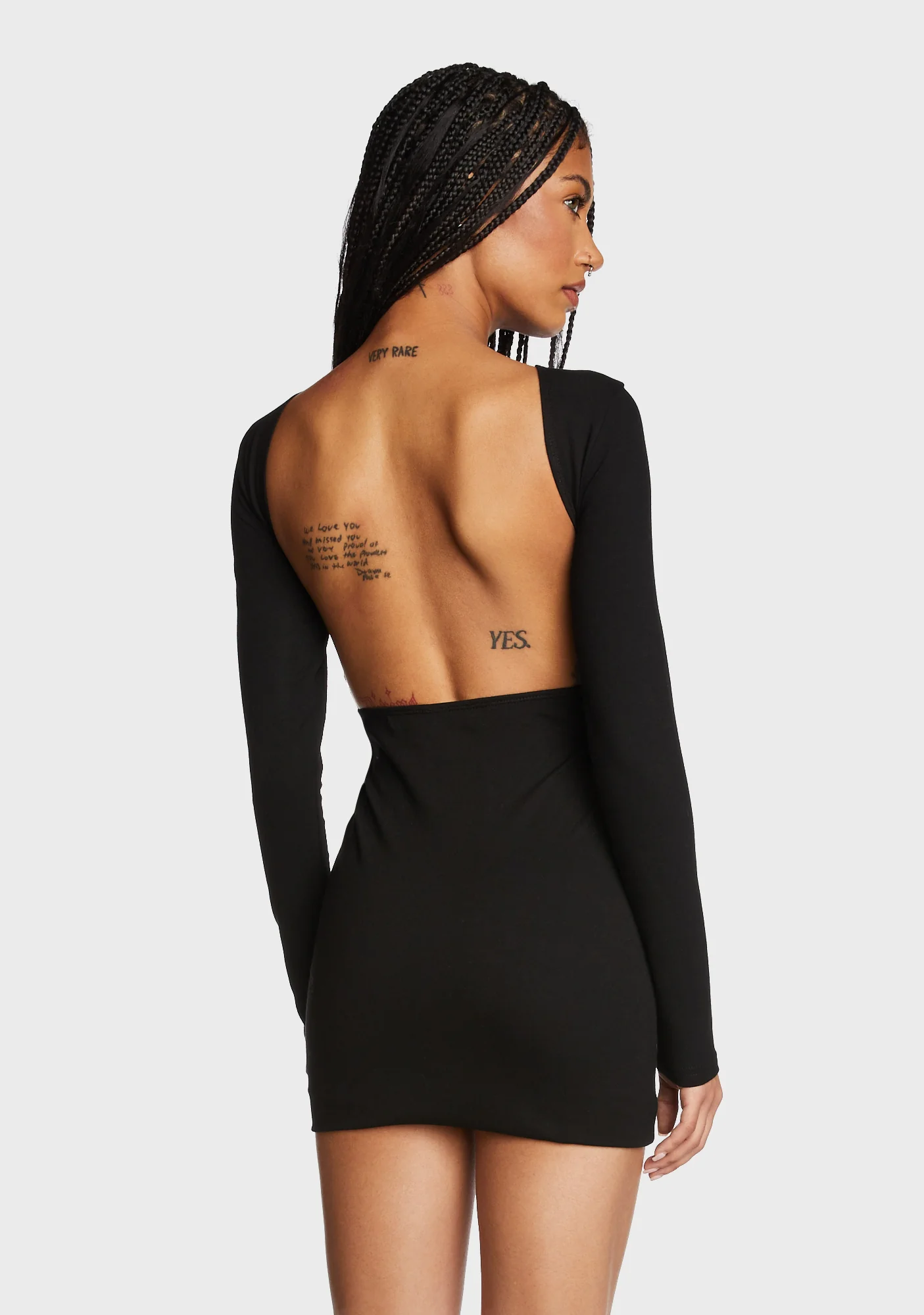 Ellie Open Back Mini Dress - Image 4