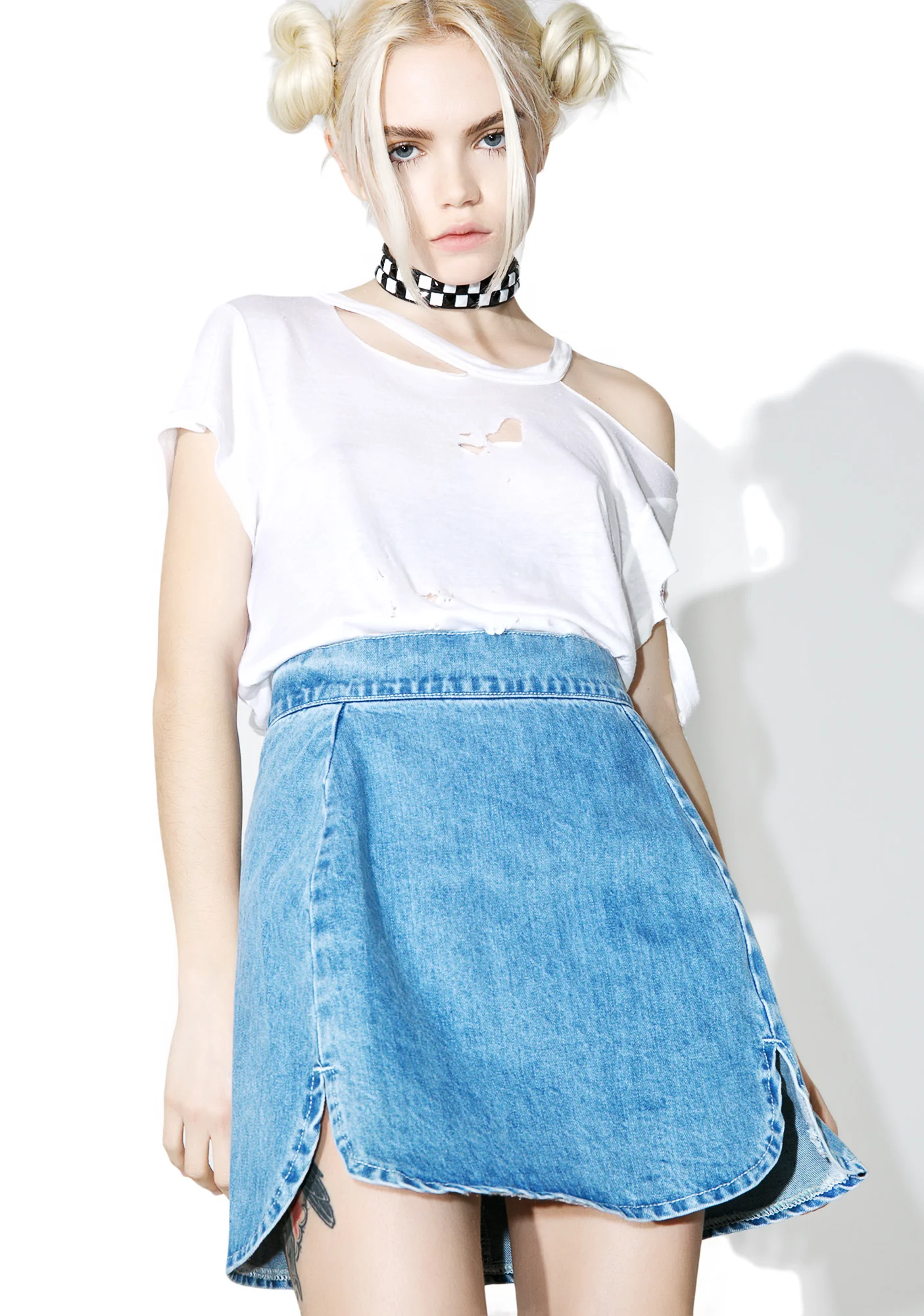 Elton Denim Skirt - Image 3