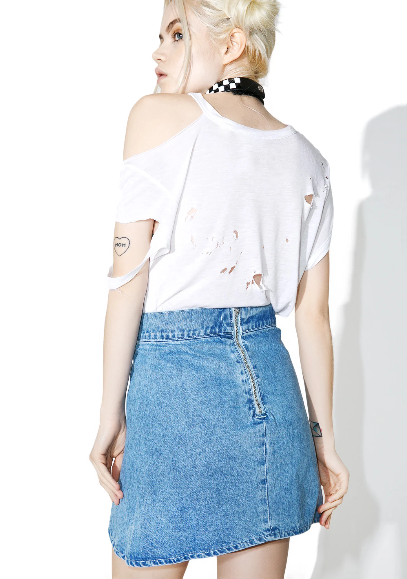 Elton Denim Skirt - Image 4