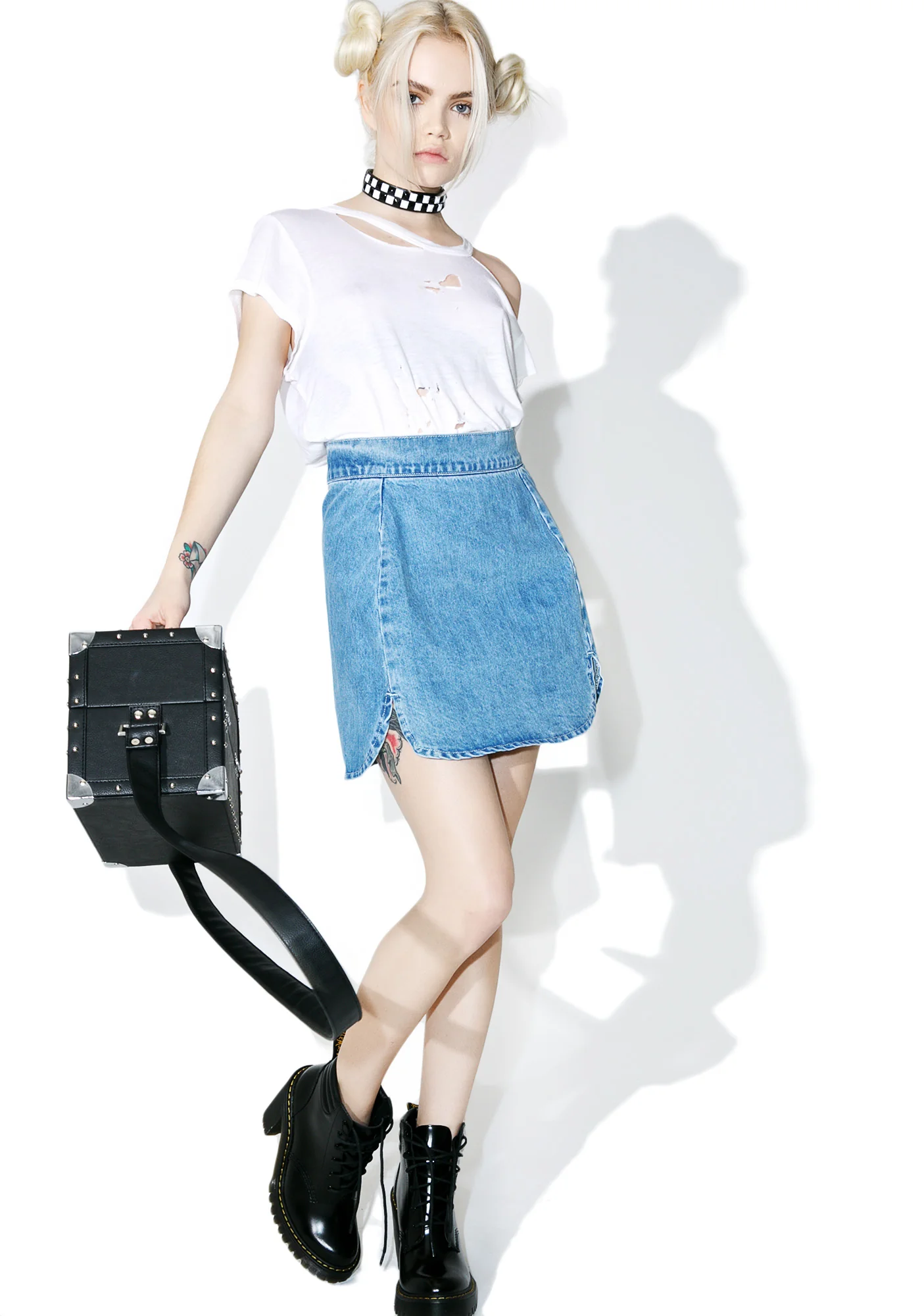 Elton Denim Skirt - Image 5
