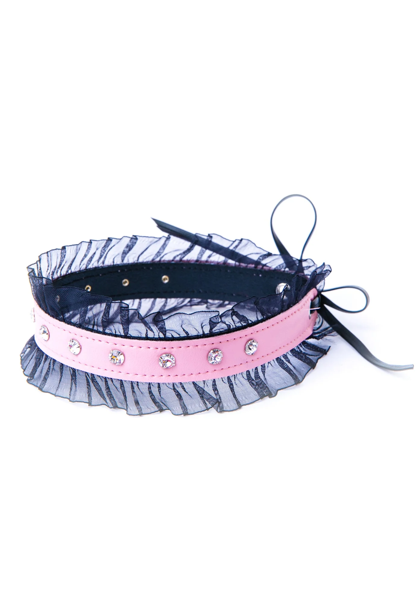 Elvira Lace Trim Bracelet - Pink - Image 4