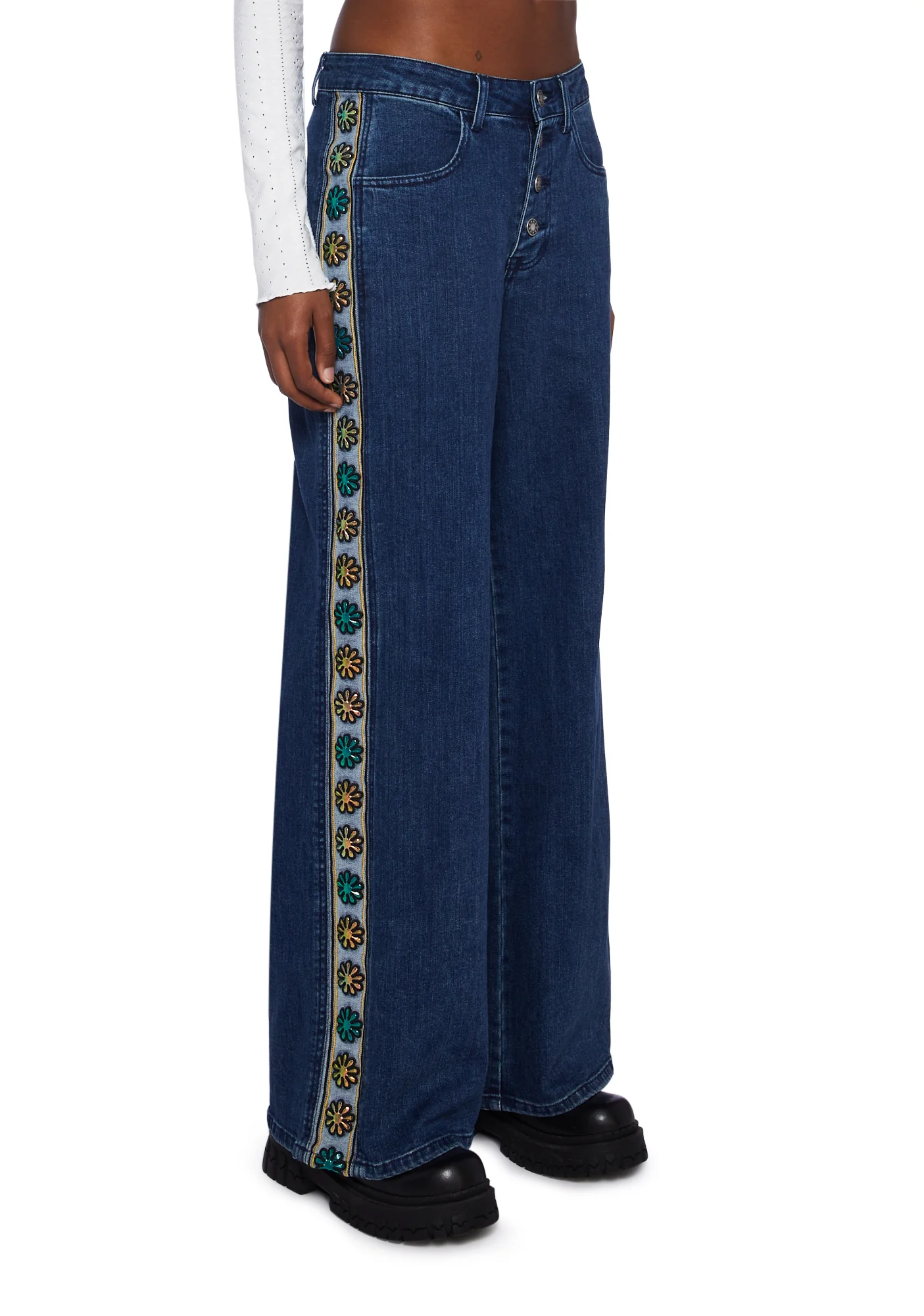 Email My Heart Flare Jeans - Image 2