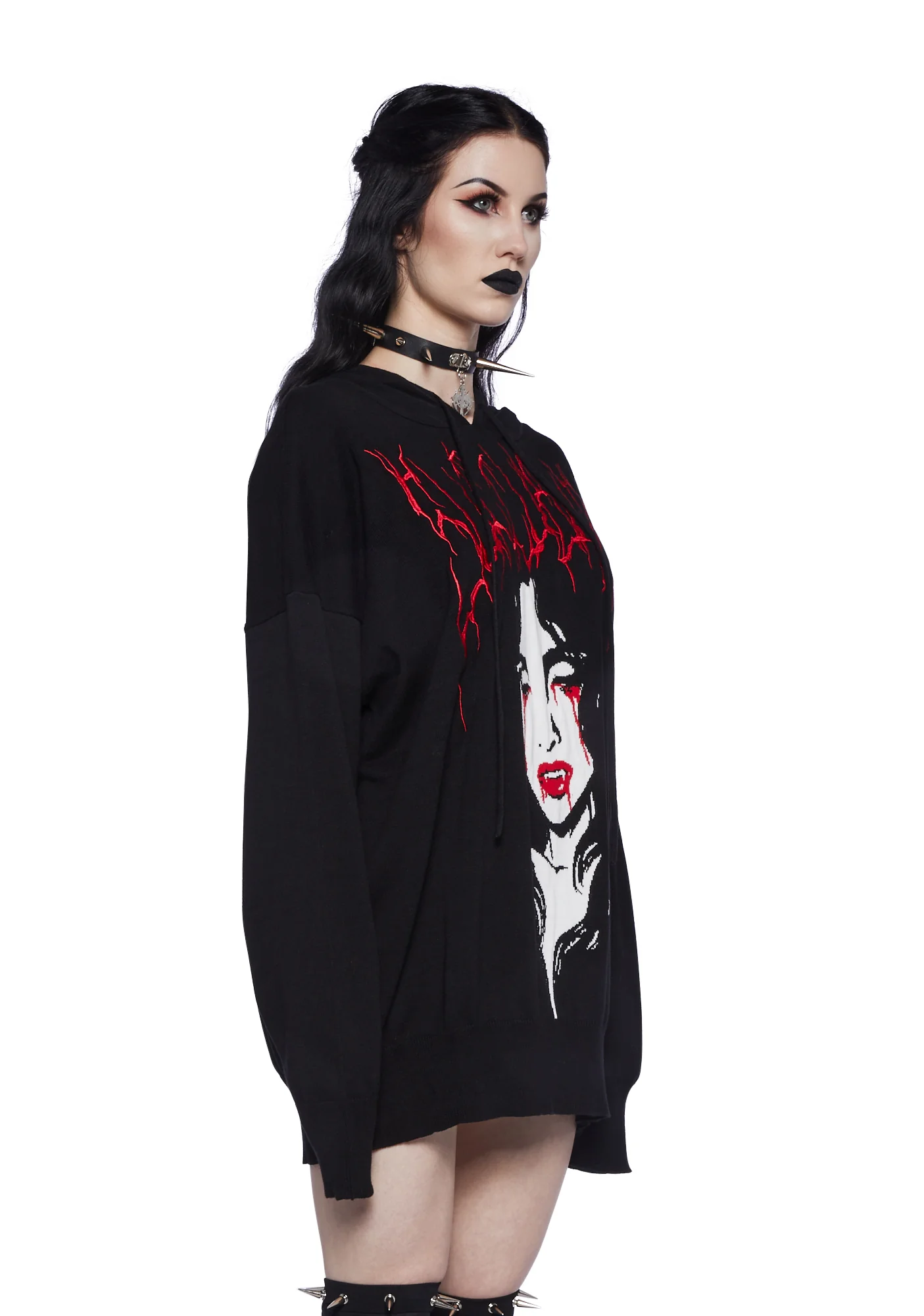 Death Stare Hooded Sweater - Image 3