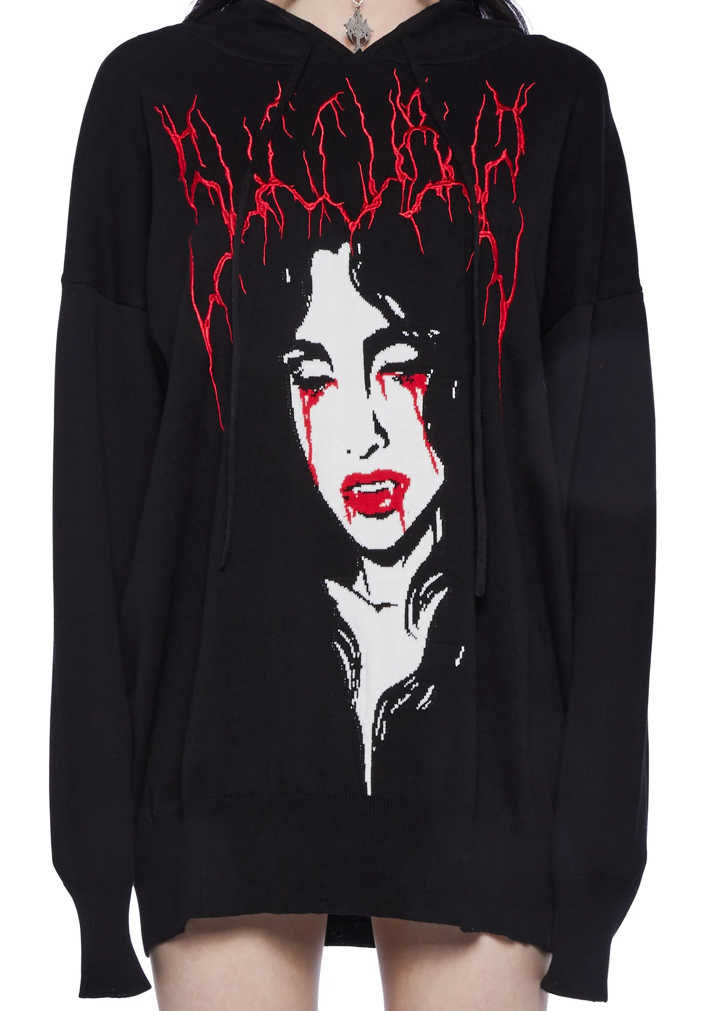Death Stare Hooded Sweater - Image 5