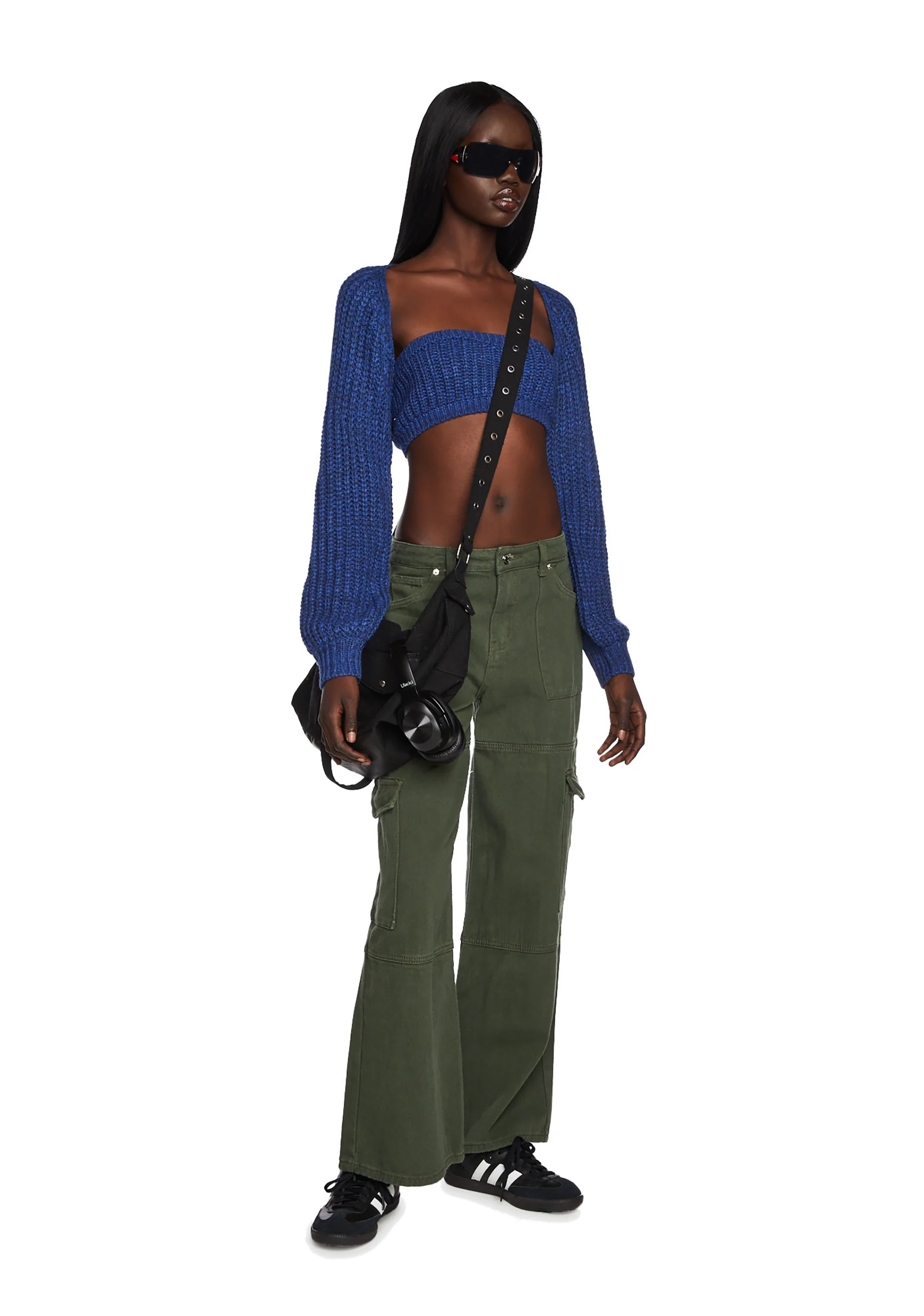 Ember Denim Cargo Pants - Olive - Image 2