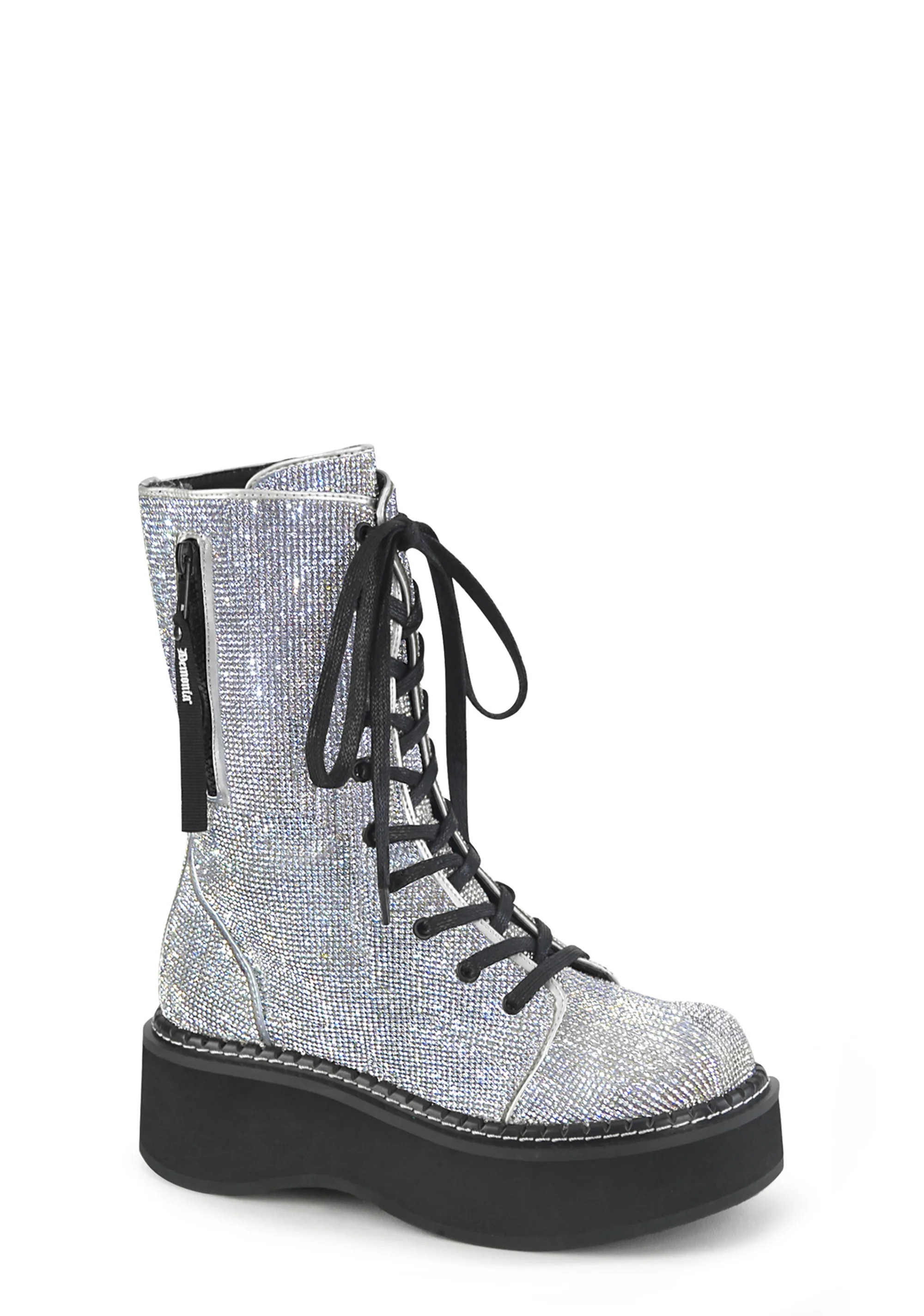 Emily-362 Platform Calf High Boots - Image 5