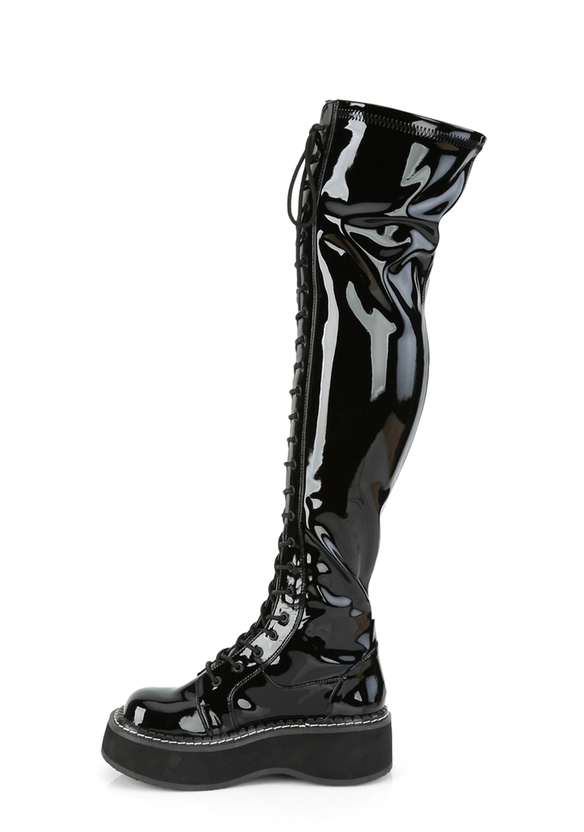 Emily-375 Platform Thigh High Boots - Image 2