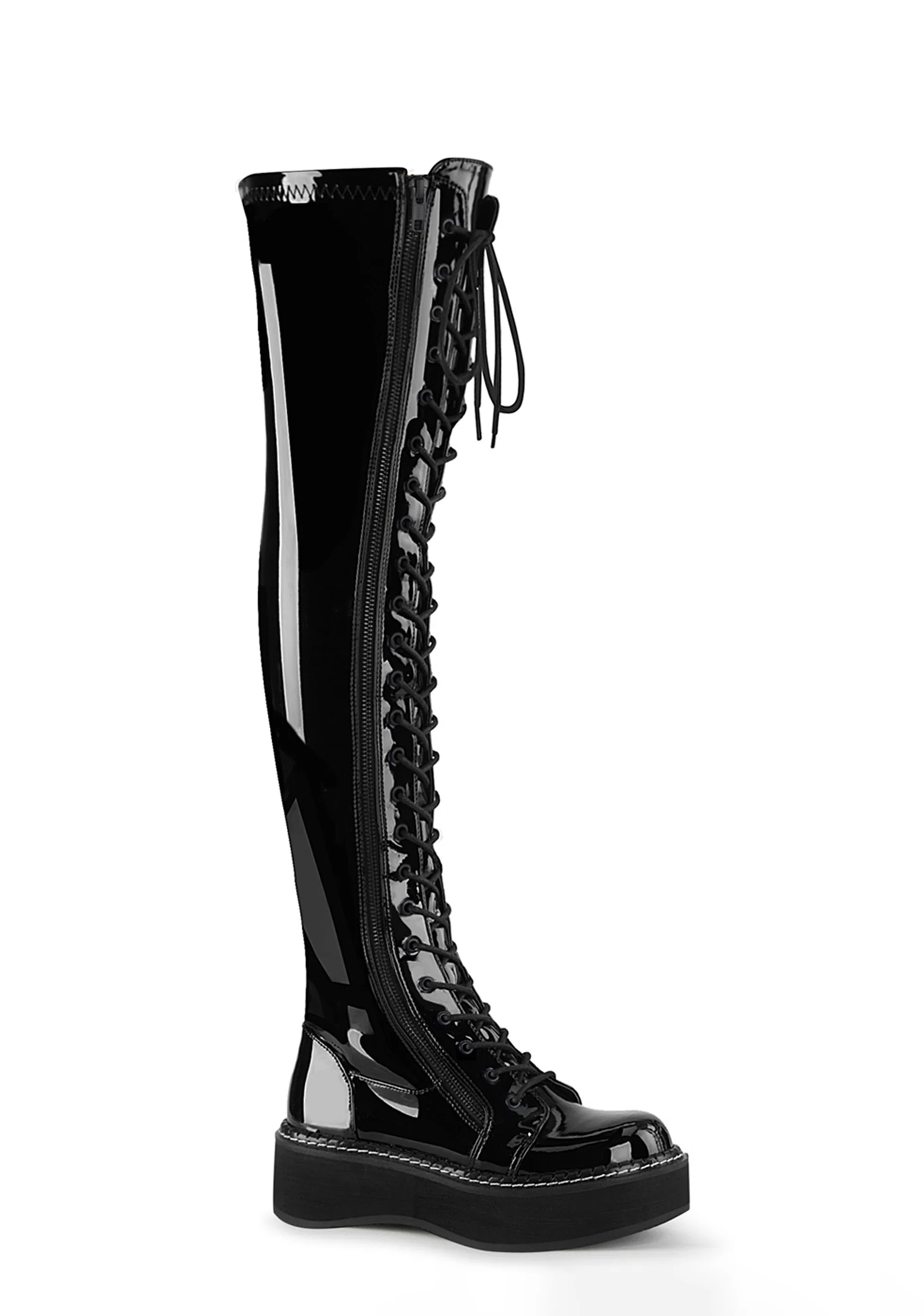 Emily-375 Platform Thigh High Boots - Image 5