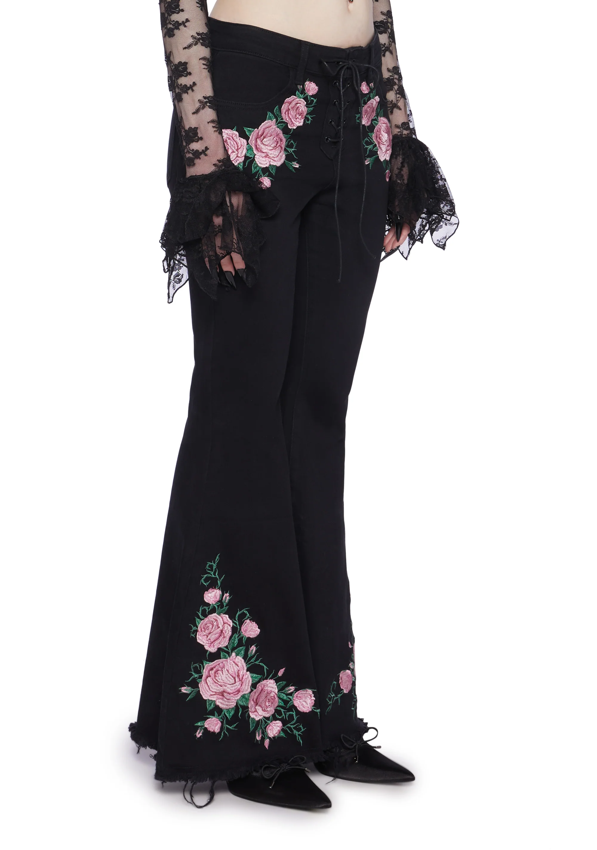 Enchanted Rose Flare Pant - Image 3