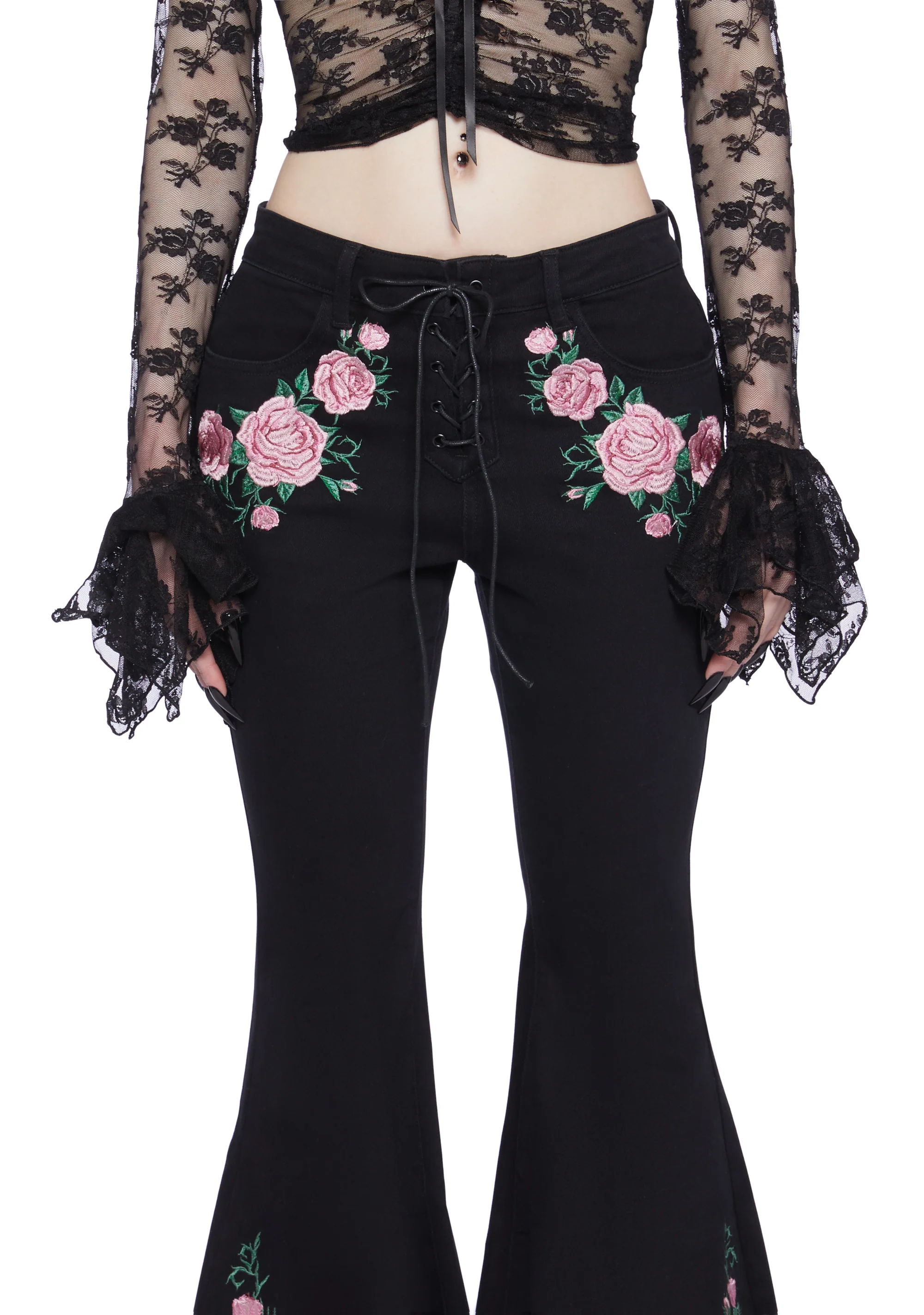 Enchanted Rose Flare Pant - Image 5