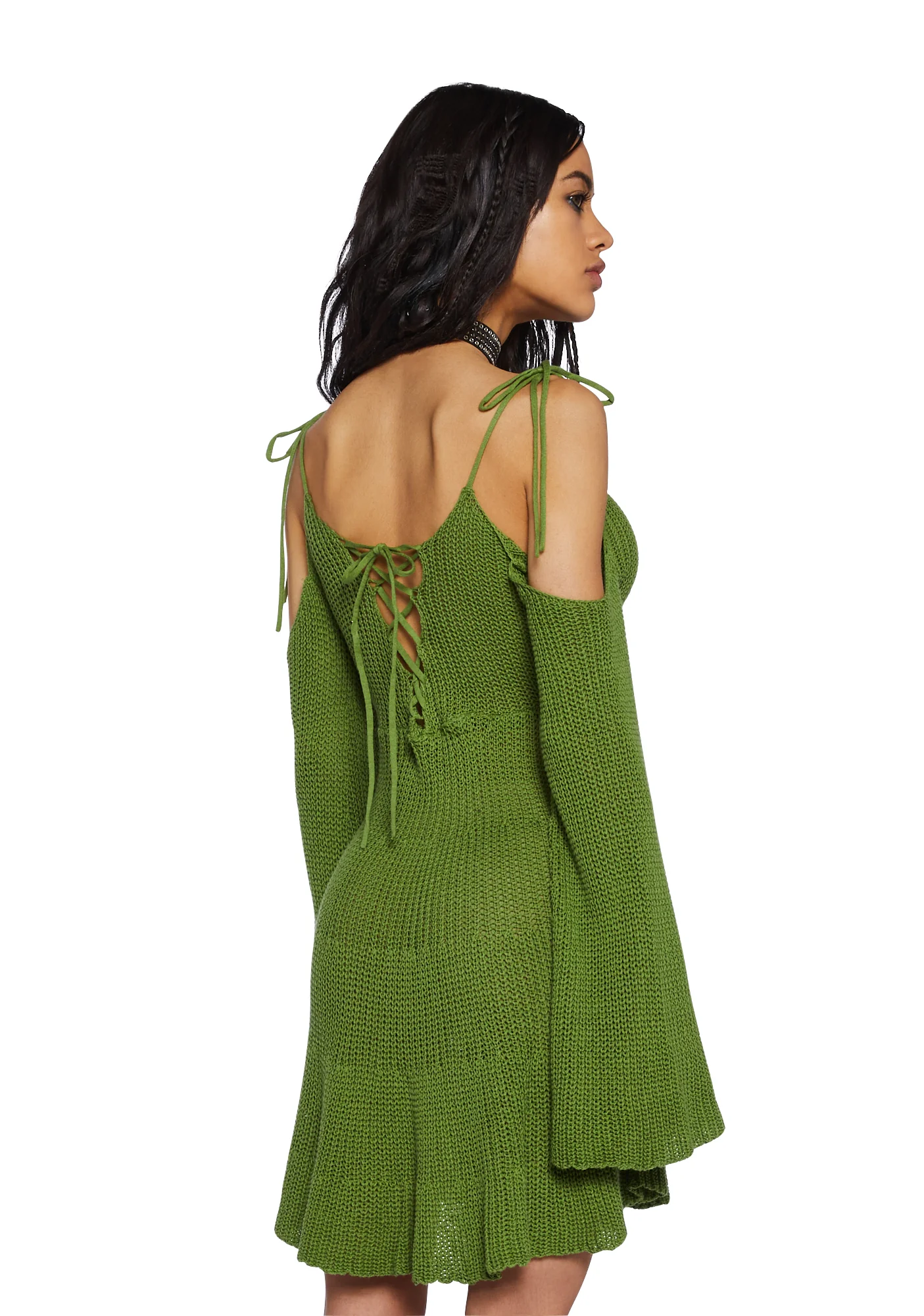 Enchanted Fairy Visit Mini Dress - Green - Image 2