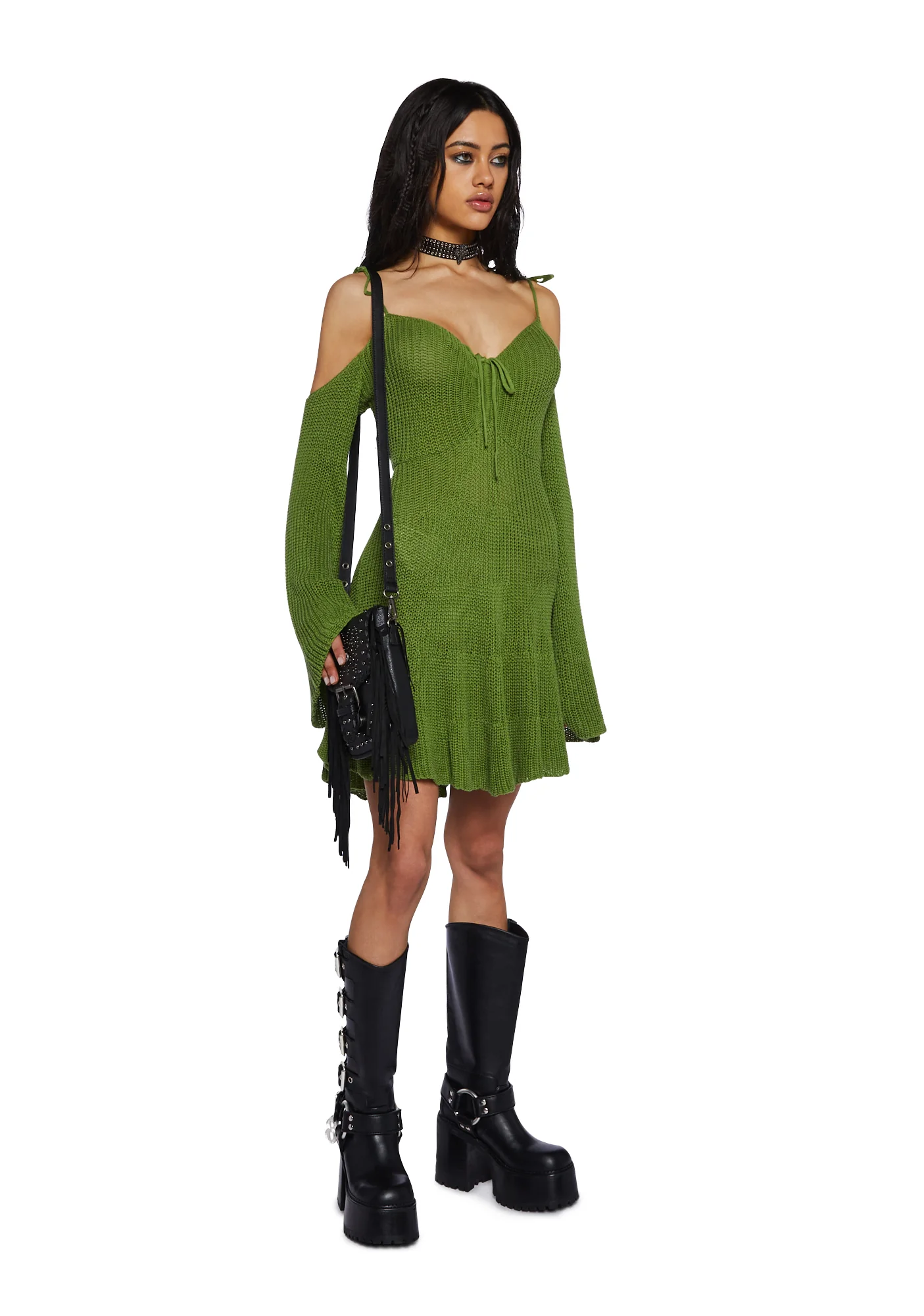 Enchanted Fairy Visit Mini Dress - Green - Image 4
