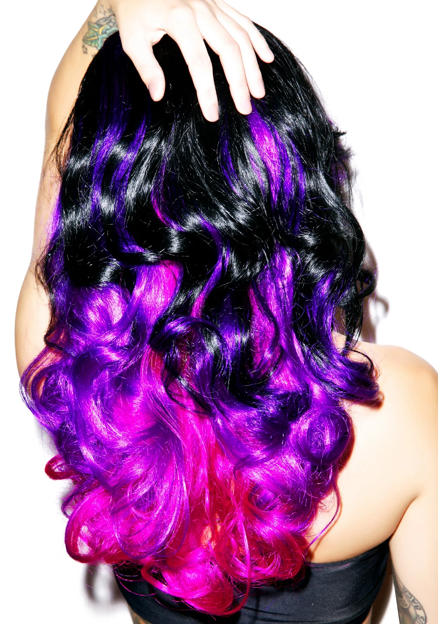 Enchanting Ombre Wig - Purple - Image 10
