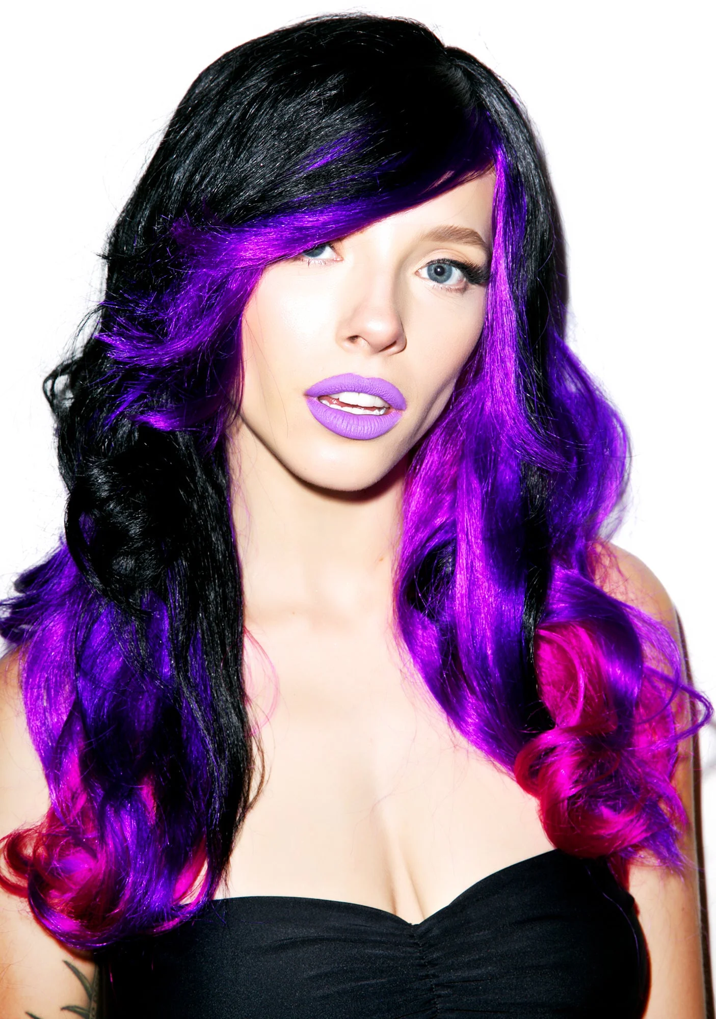 Enchanting Ombre Wig - Purple - Image 7