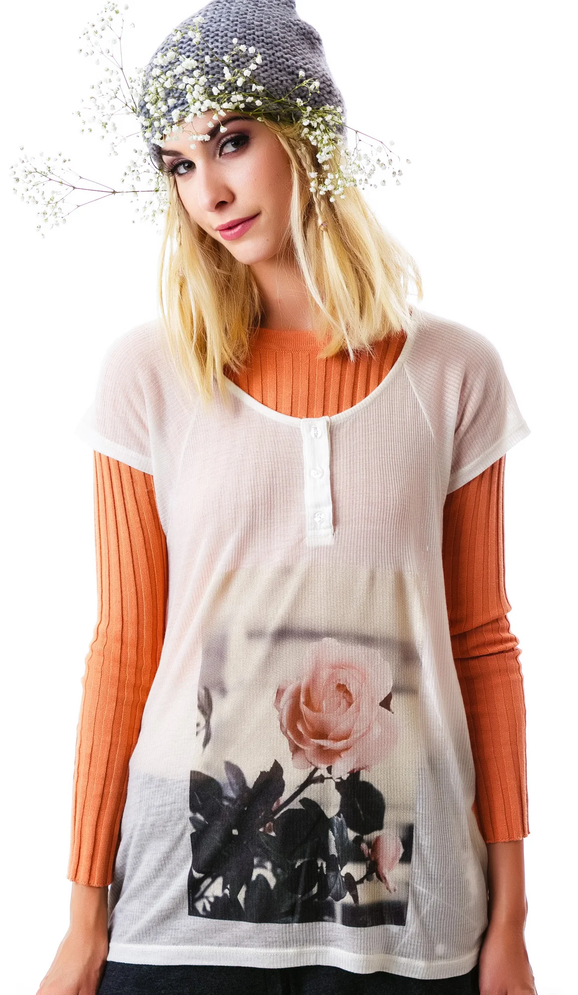 English Rose Lagoon Henley - Image 2