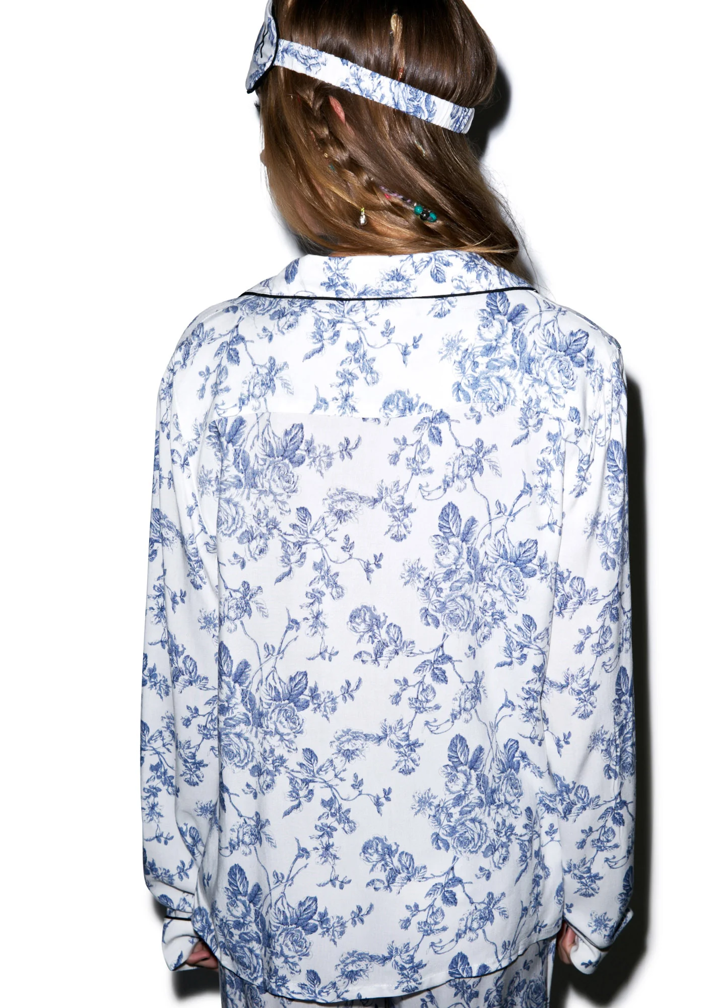 English Toile Classic PJ Set - Image 2